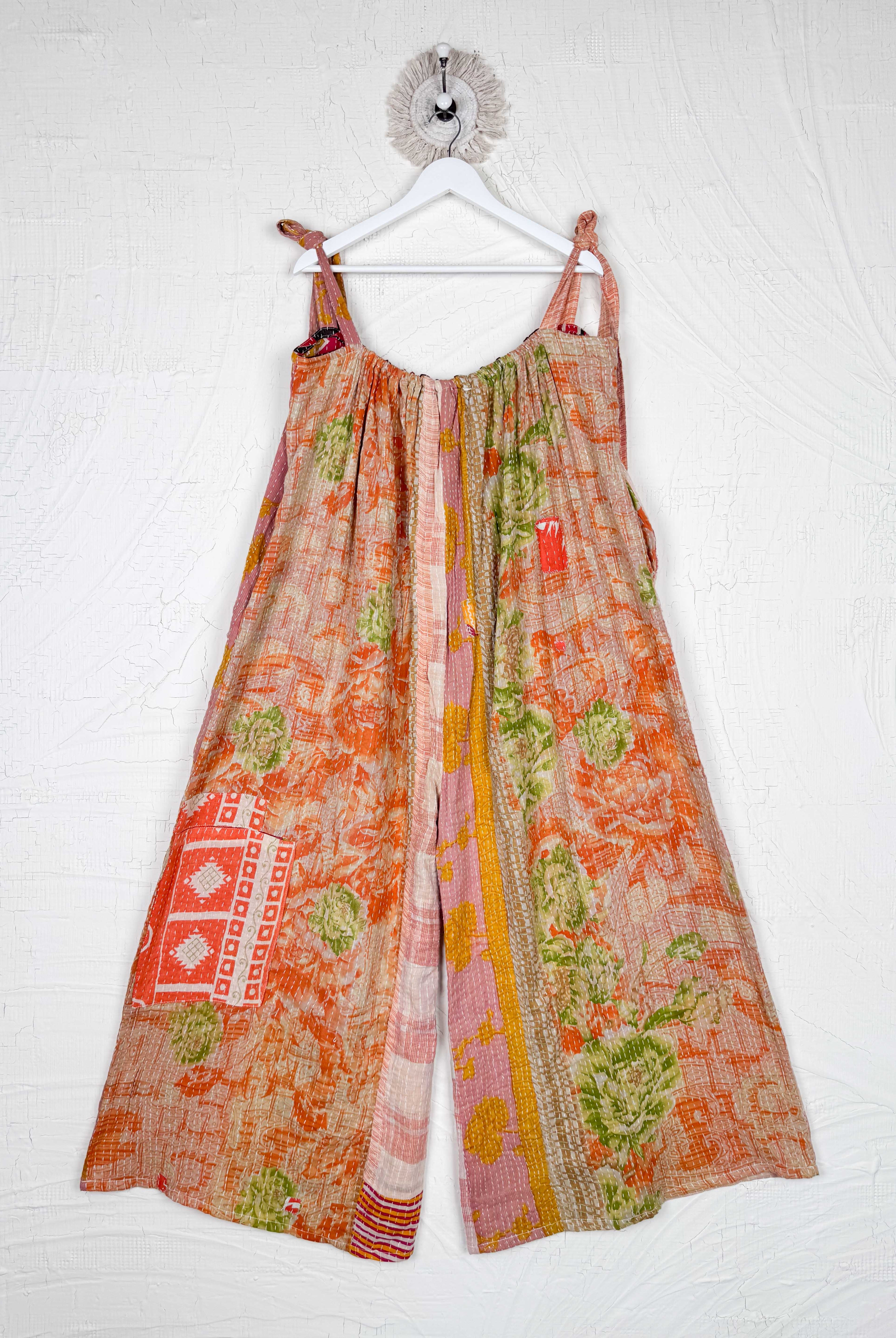 Floral print flowy jumpsuit - Love Protect Sustain