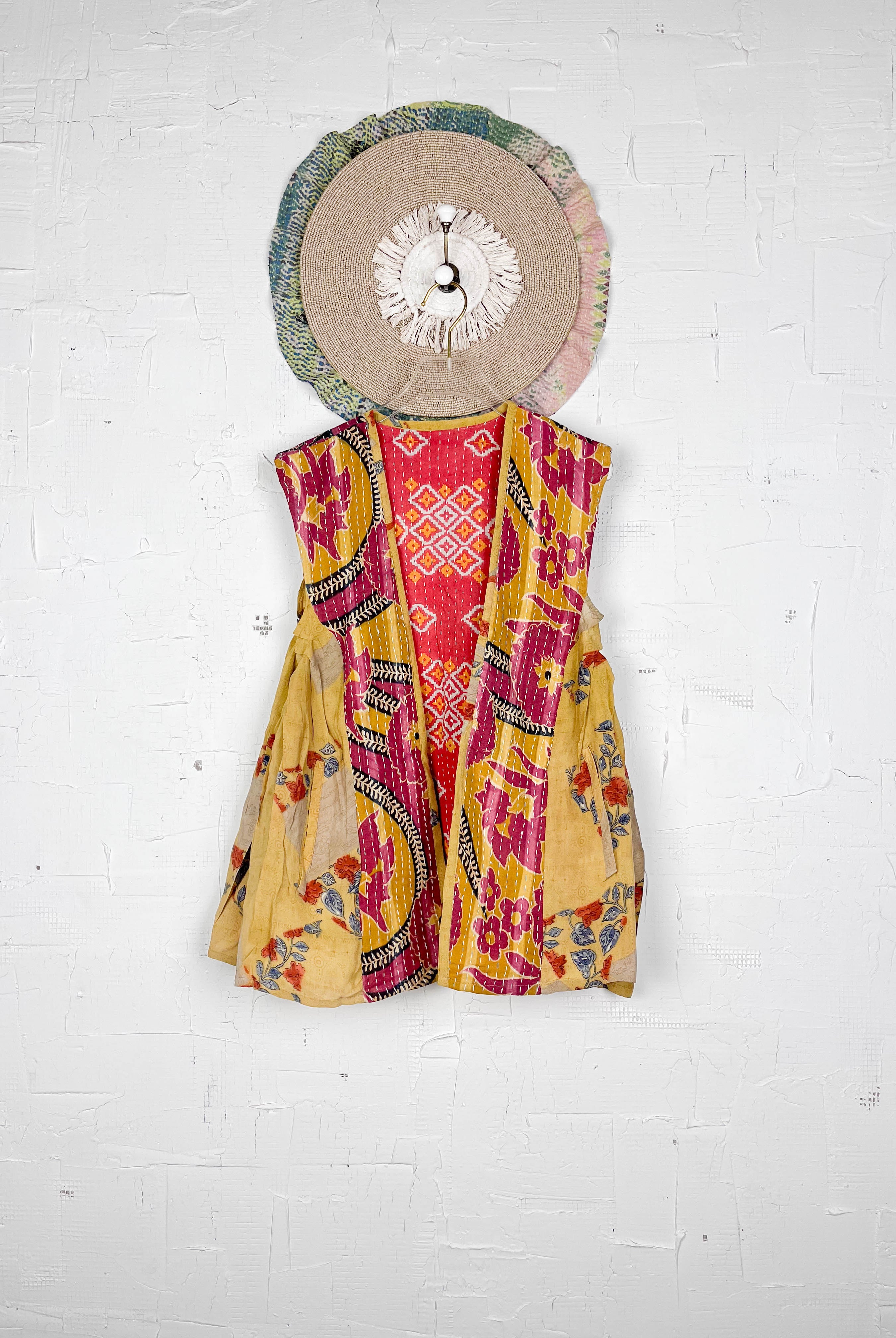 Floral silk vest - Love Protect Sustain