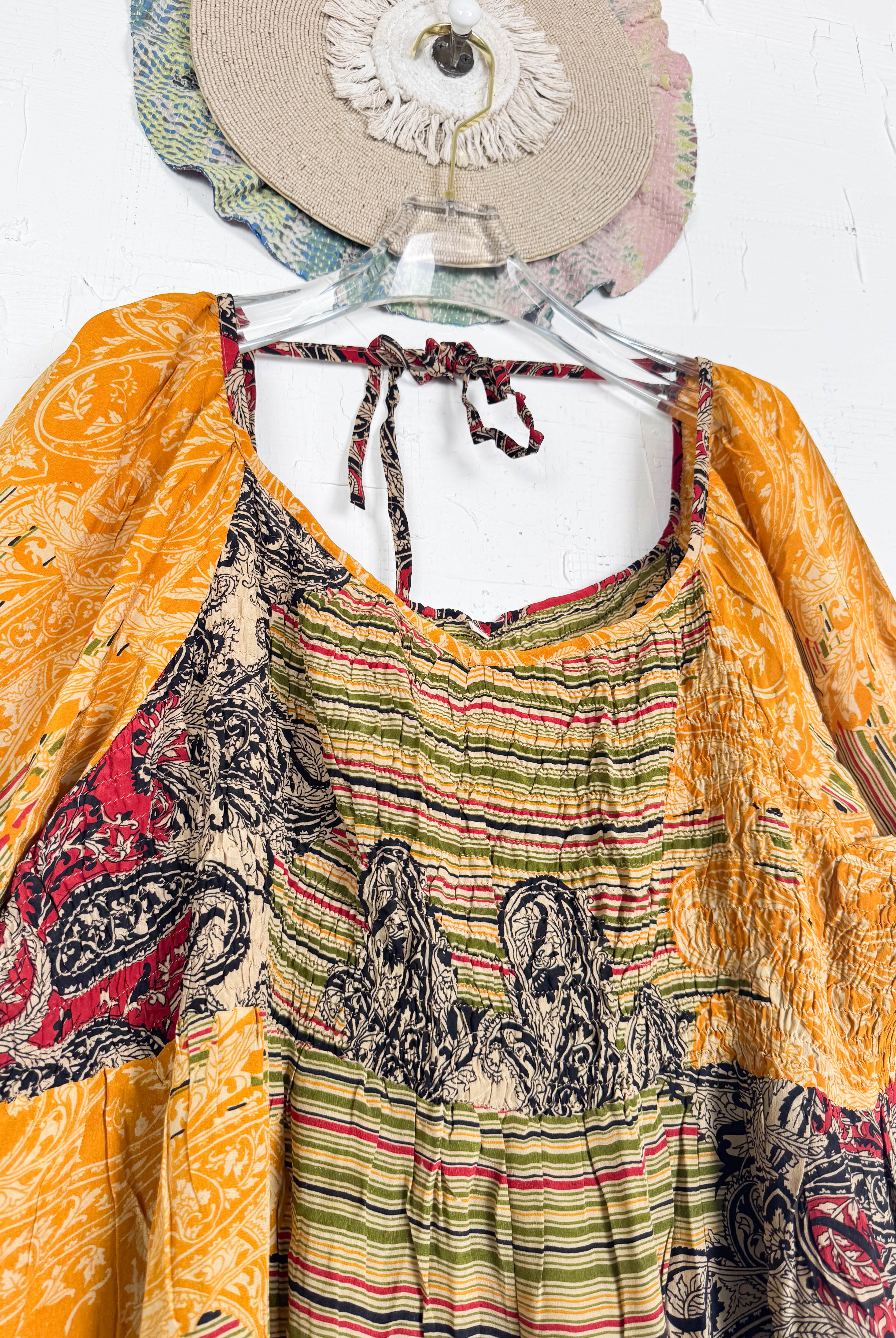 Flowy silk dress - Love Protect Sustain