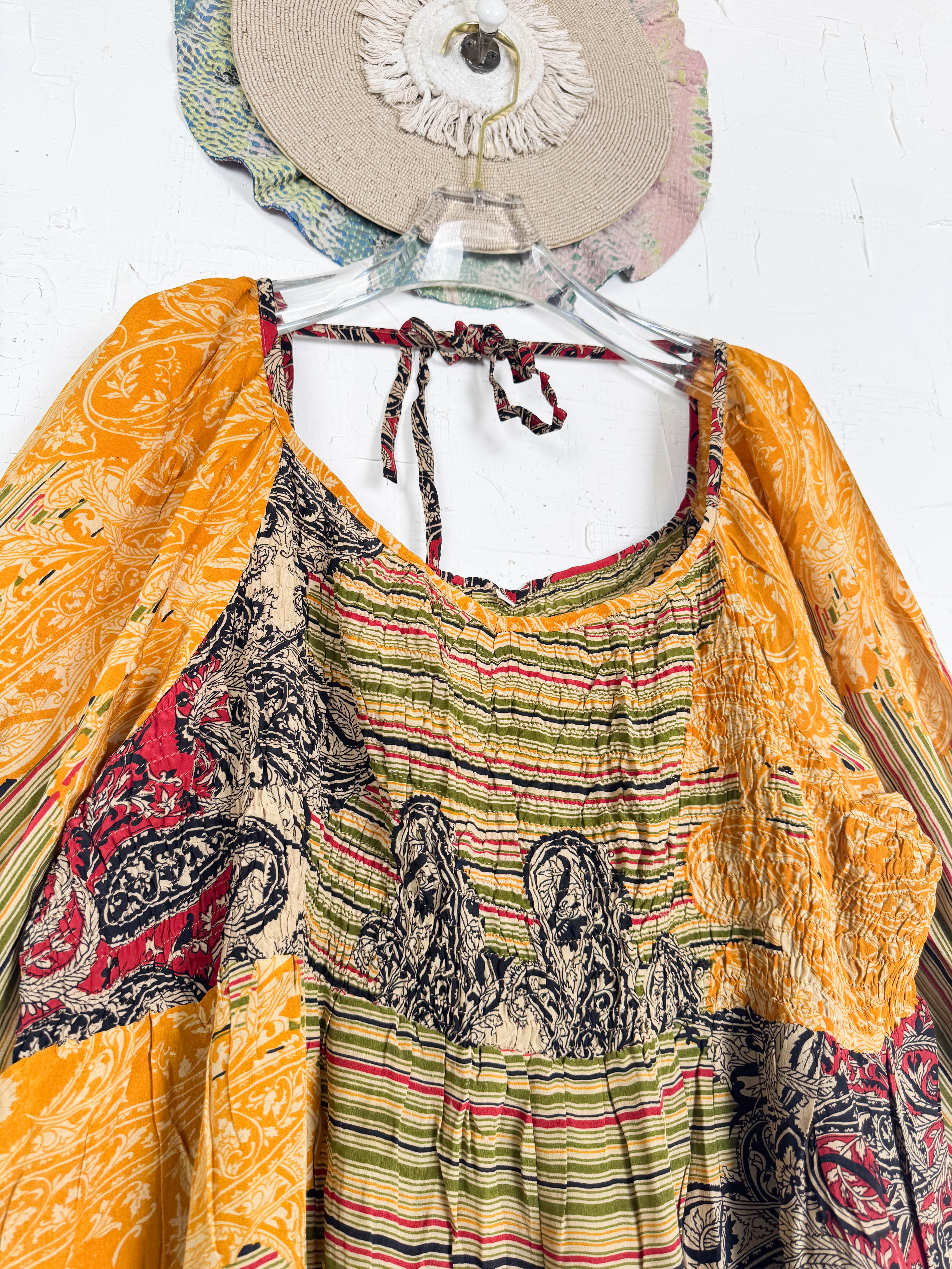 Flowy silk dress - Love Protect Sustain