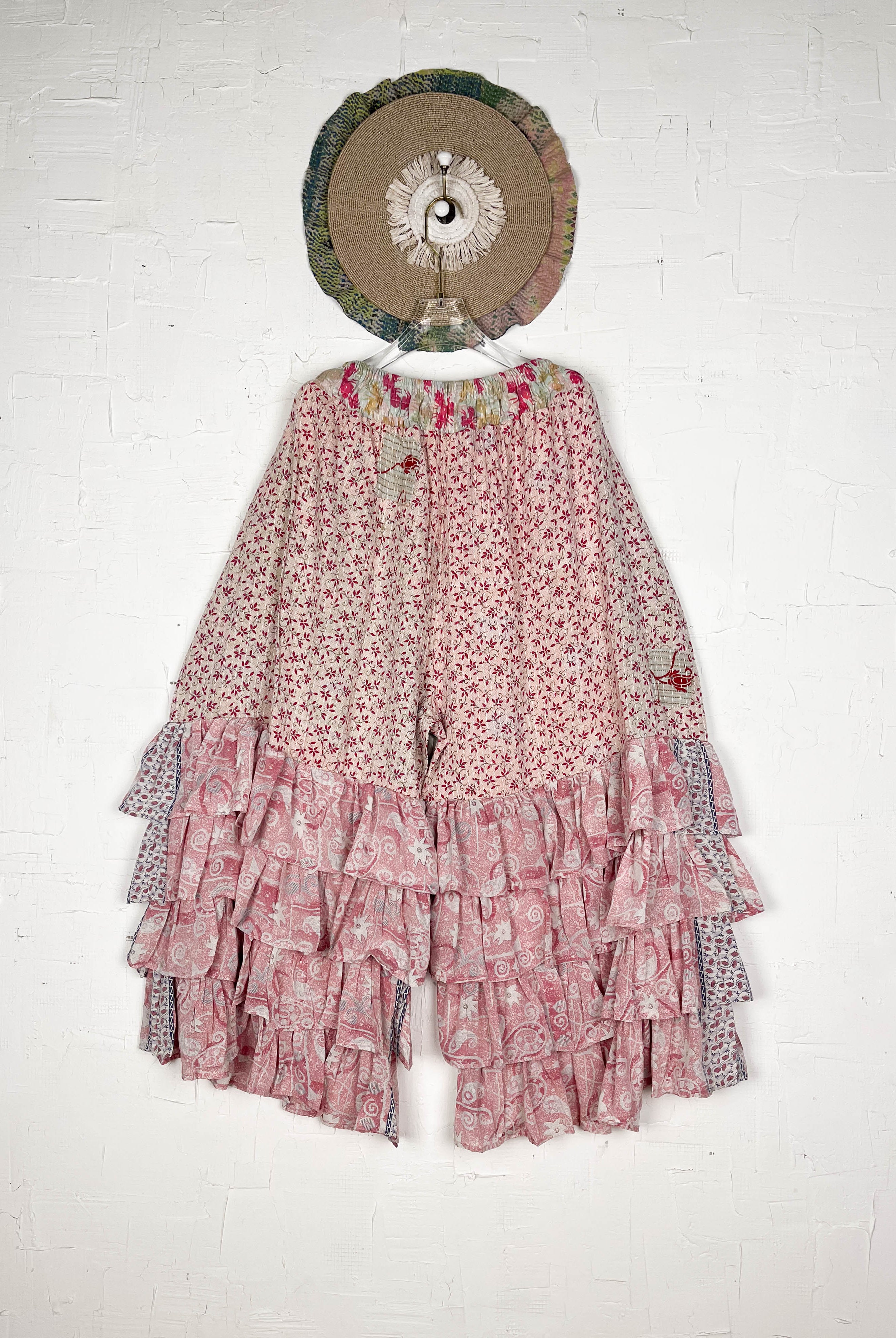 Flowy silk pants summer outfit - Love Protect Sustain