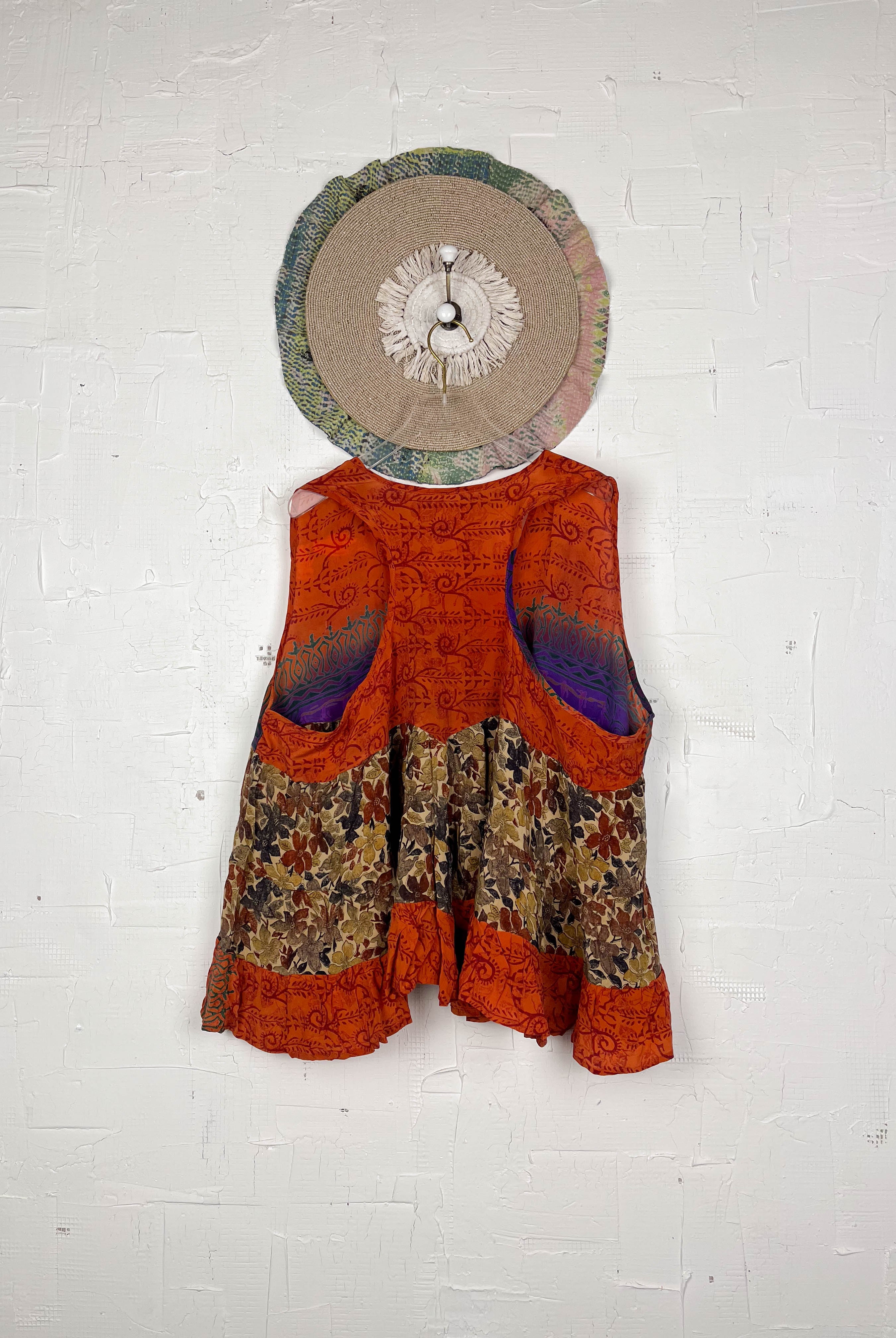 Flowy silk top vintage - Love Protect Sustain