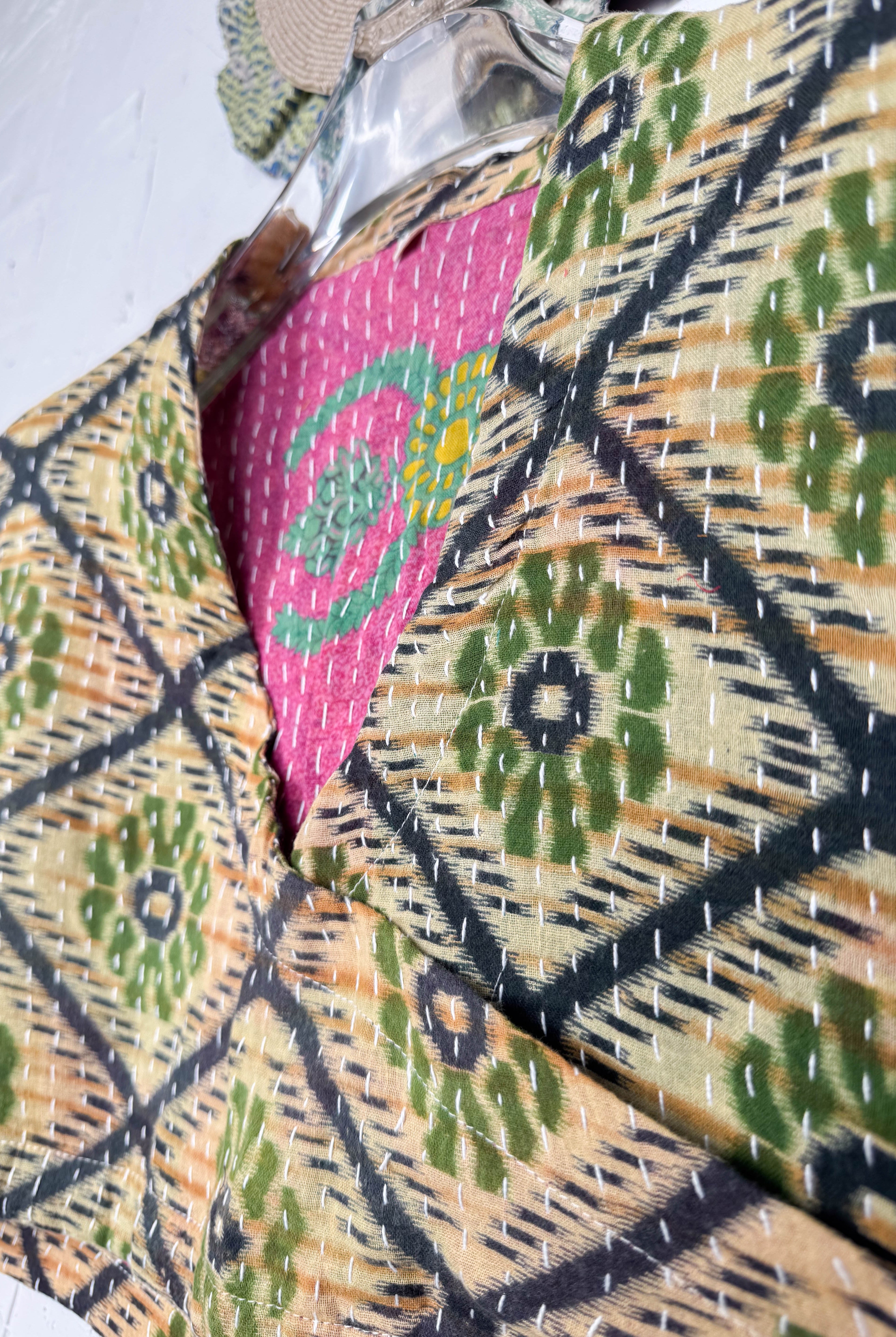 Geometric Crop Top - Love Protect Sustain