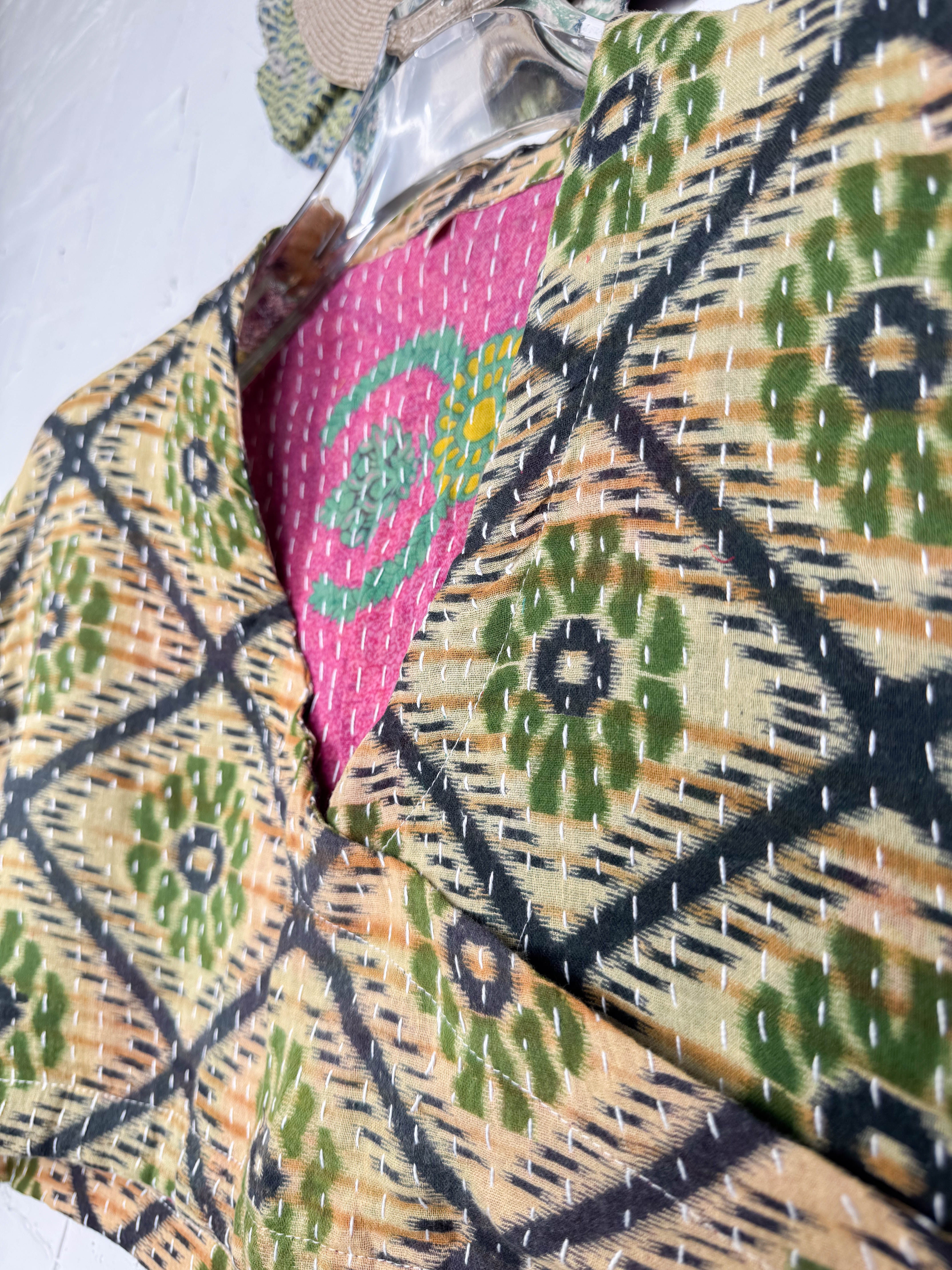 Geometric Crop Top - Love Protect Sustain