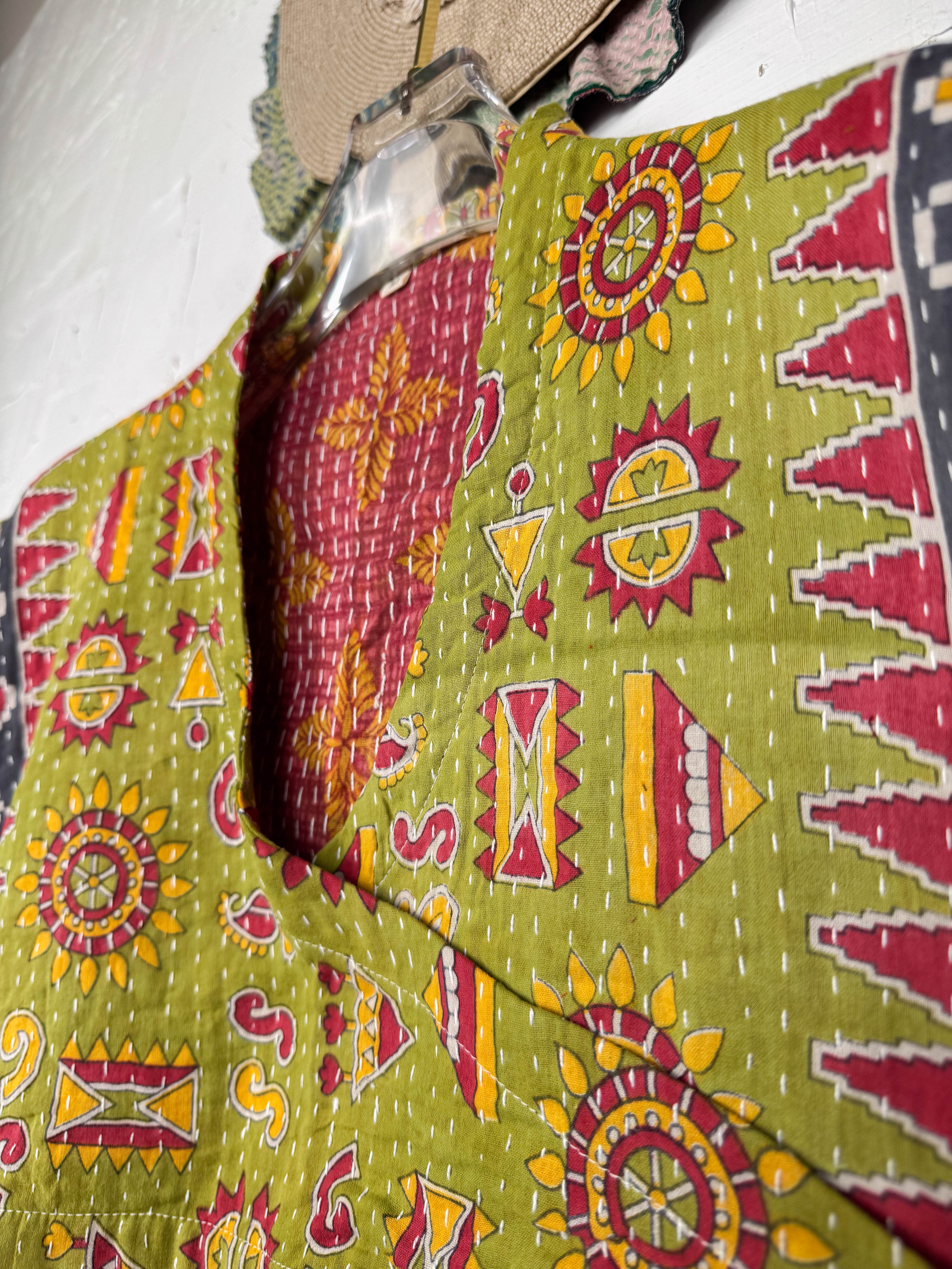 Geometric Cropped Top - Love Protect Sustain