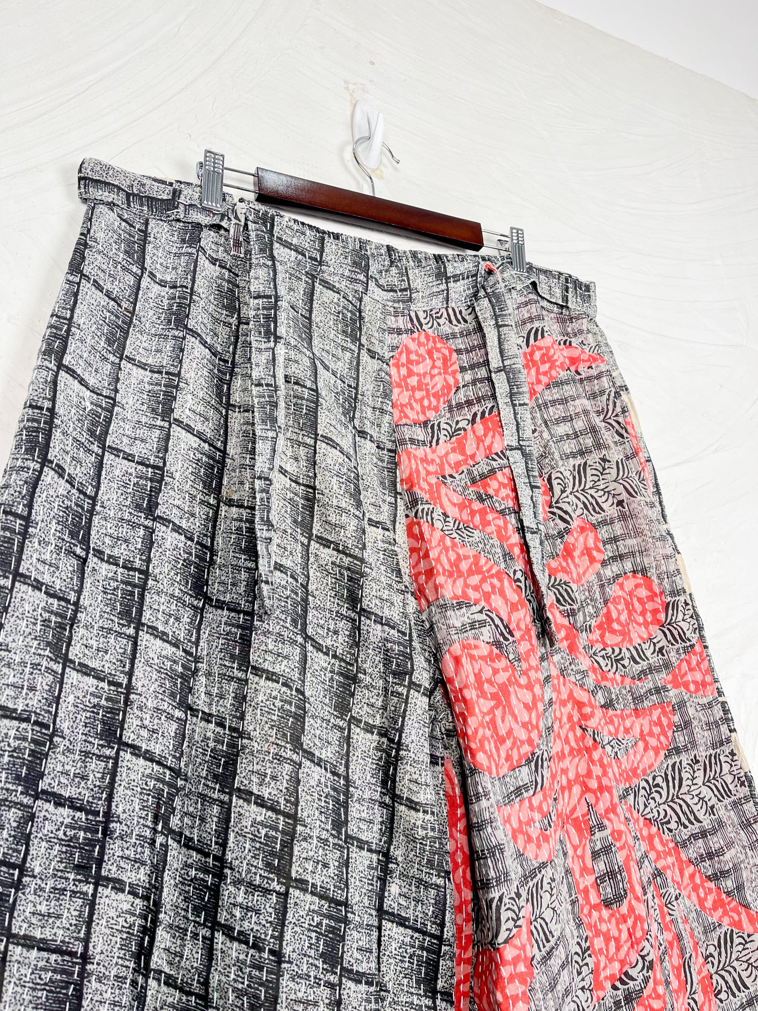 Geometric Kantha pants - Love Protect Sustain