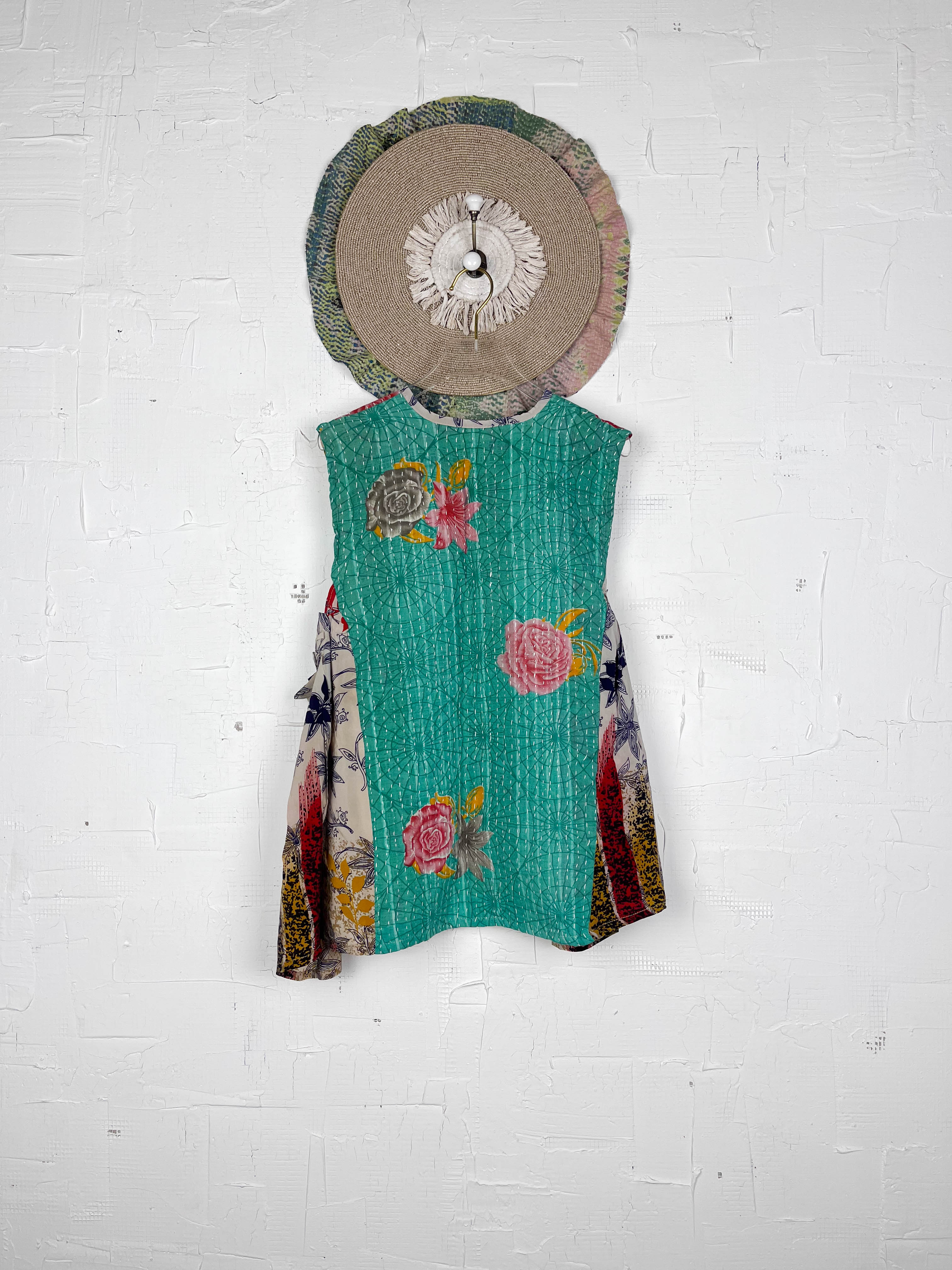 Green Bohemian Top - Love Protect Sustain