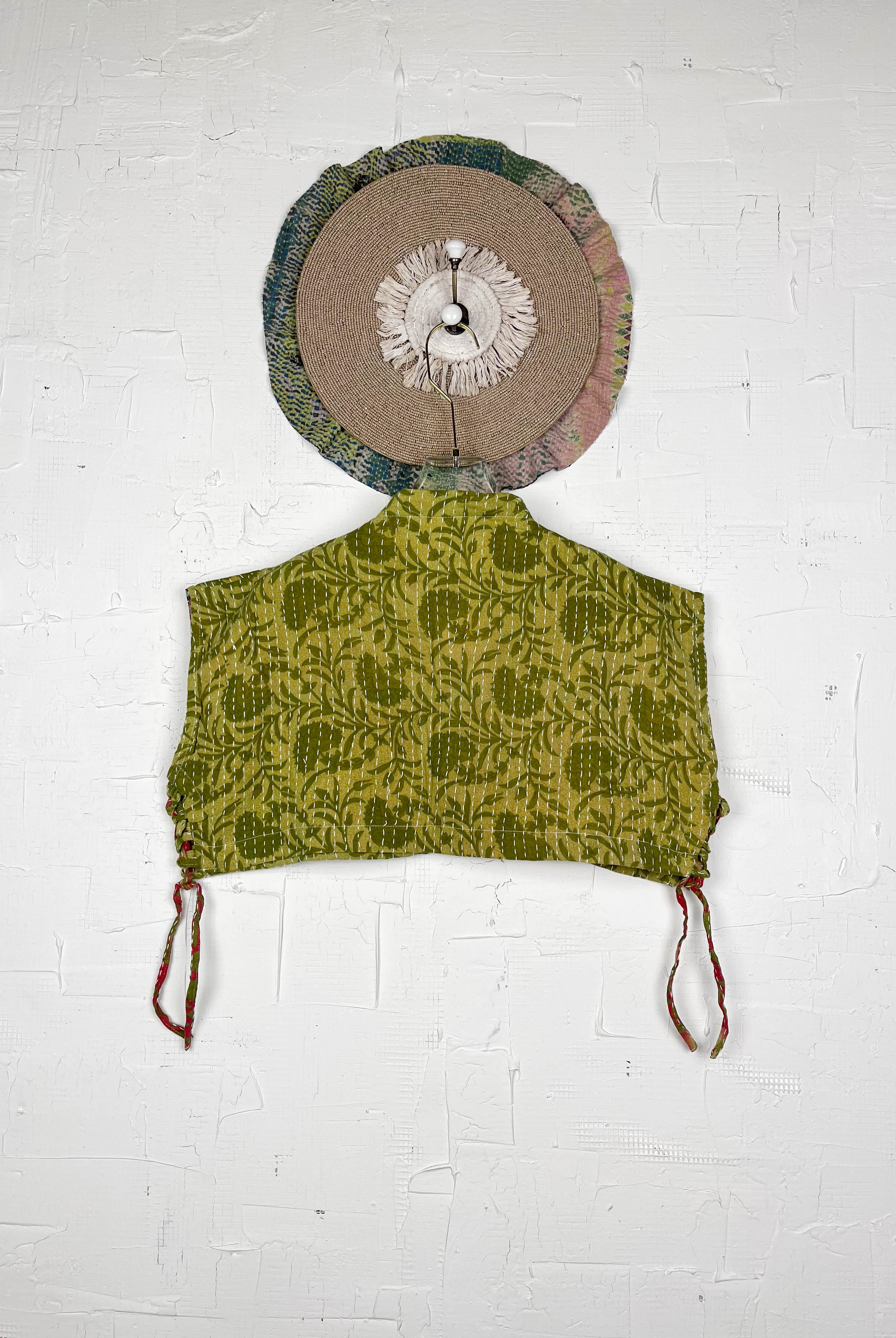 Green Floral Top - Love Protect Sustain