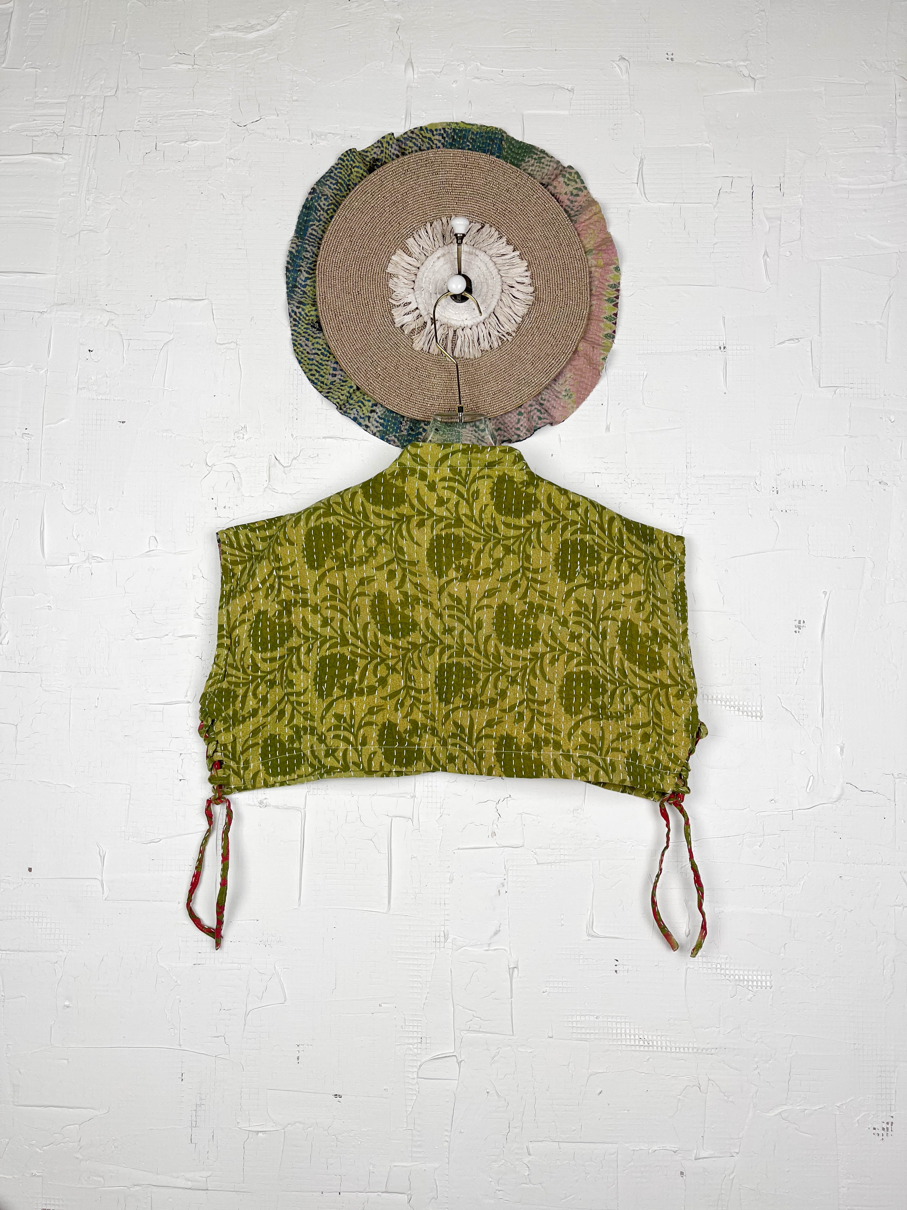 Green Floral Top - Love Protect Sustain