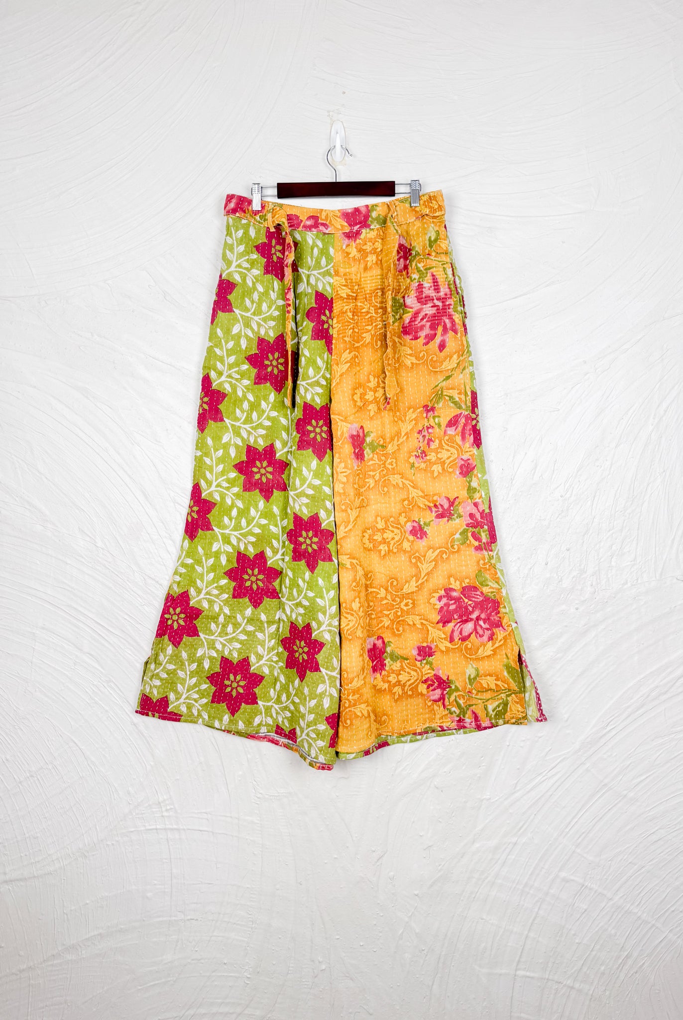 Green Yellow Pants - Love Protect Sustain