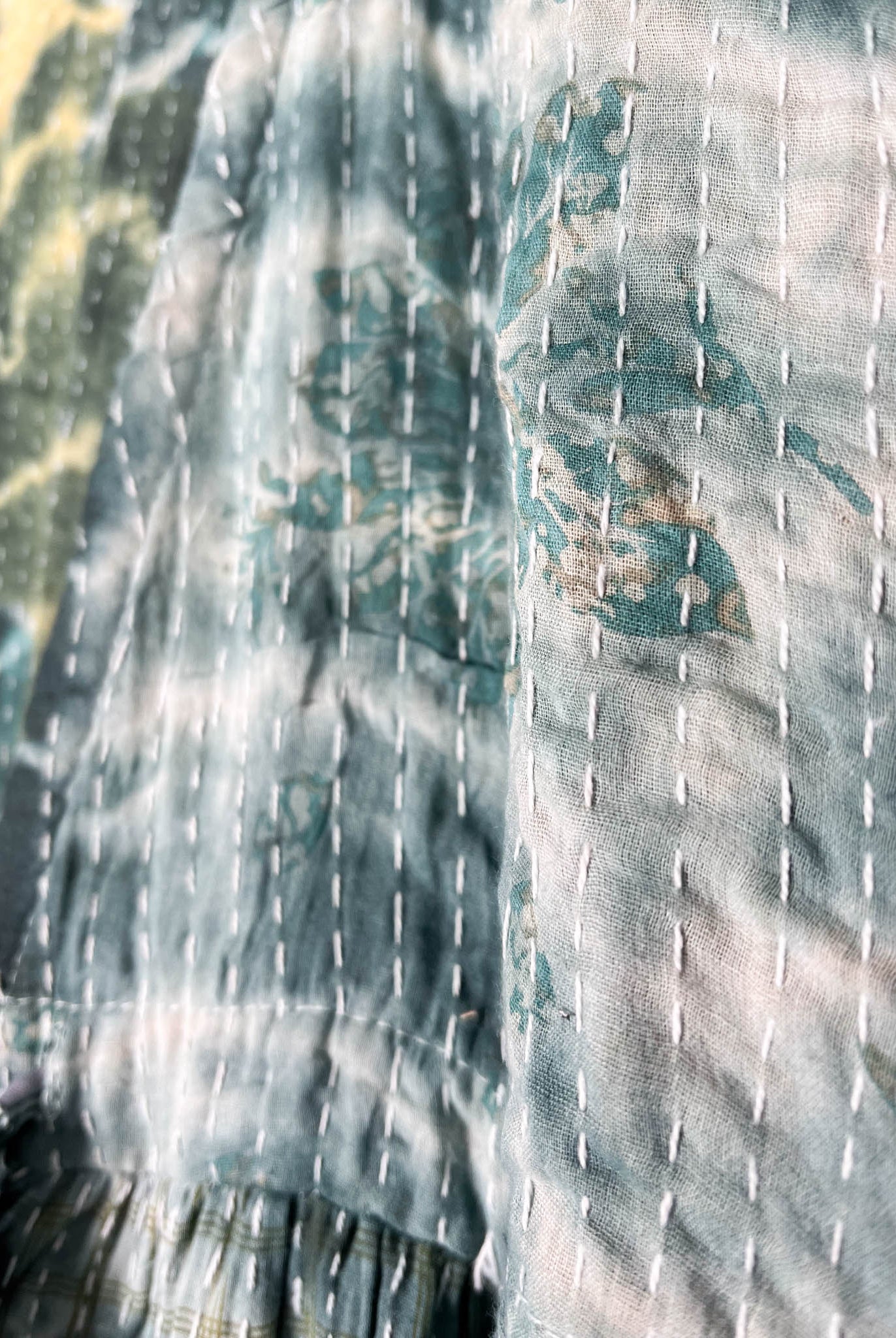 Green tie-dye jumpsuit - Love Protect Sustain