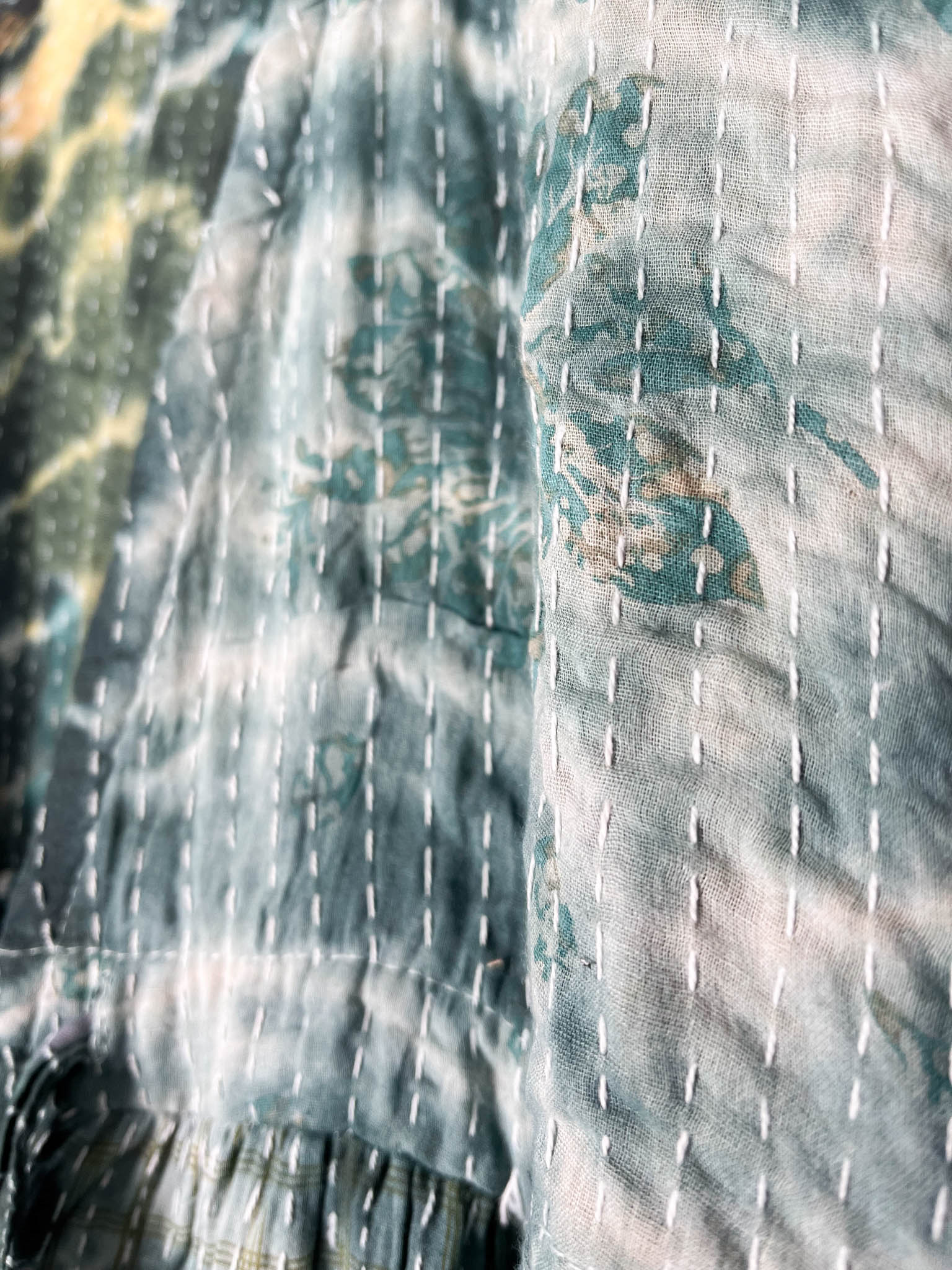 Green tie-dye jumpsuit - Love Protect Sustain