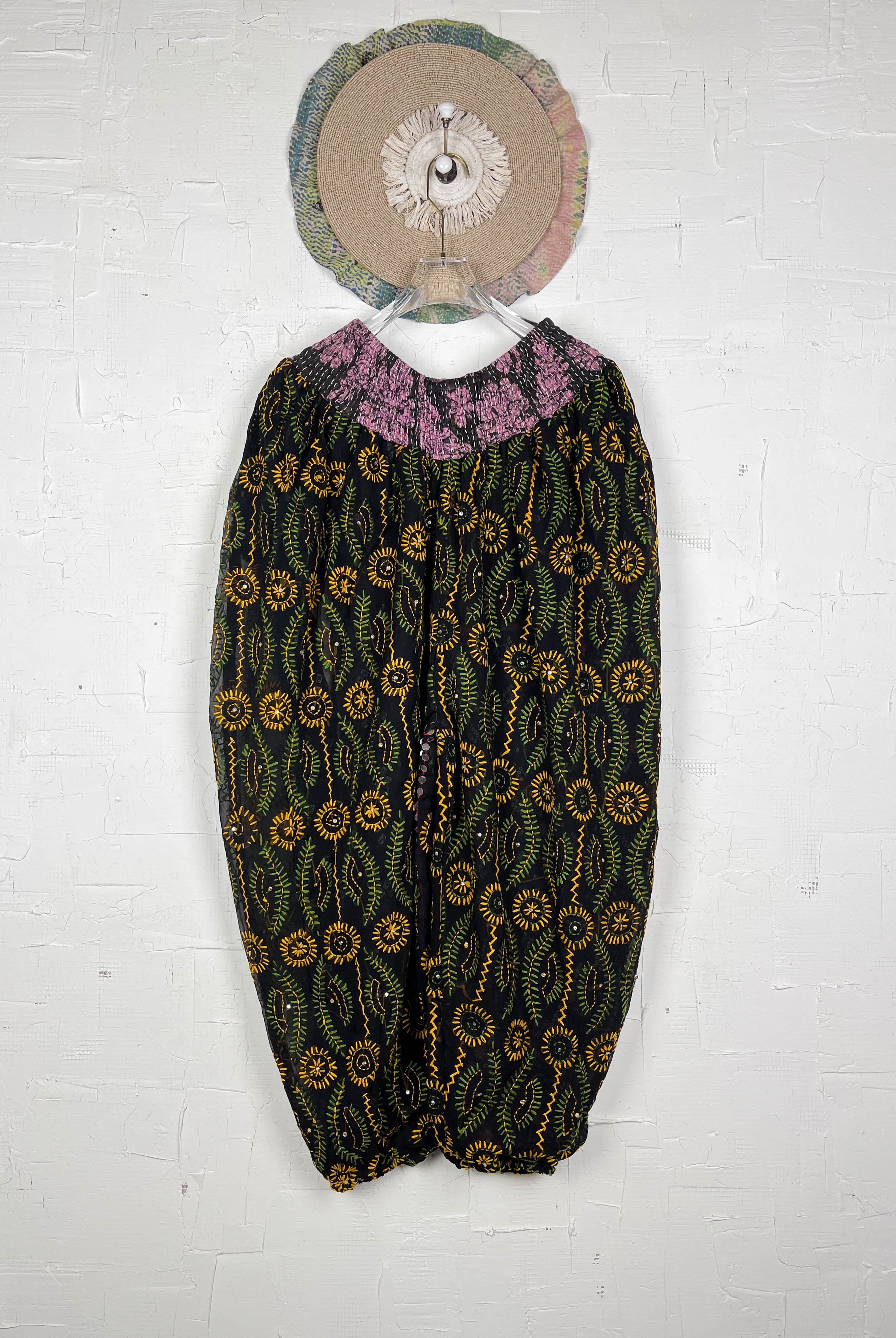 Green vintage pants- Love Protect Sustain