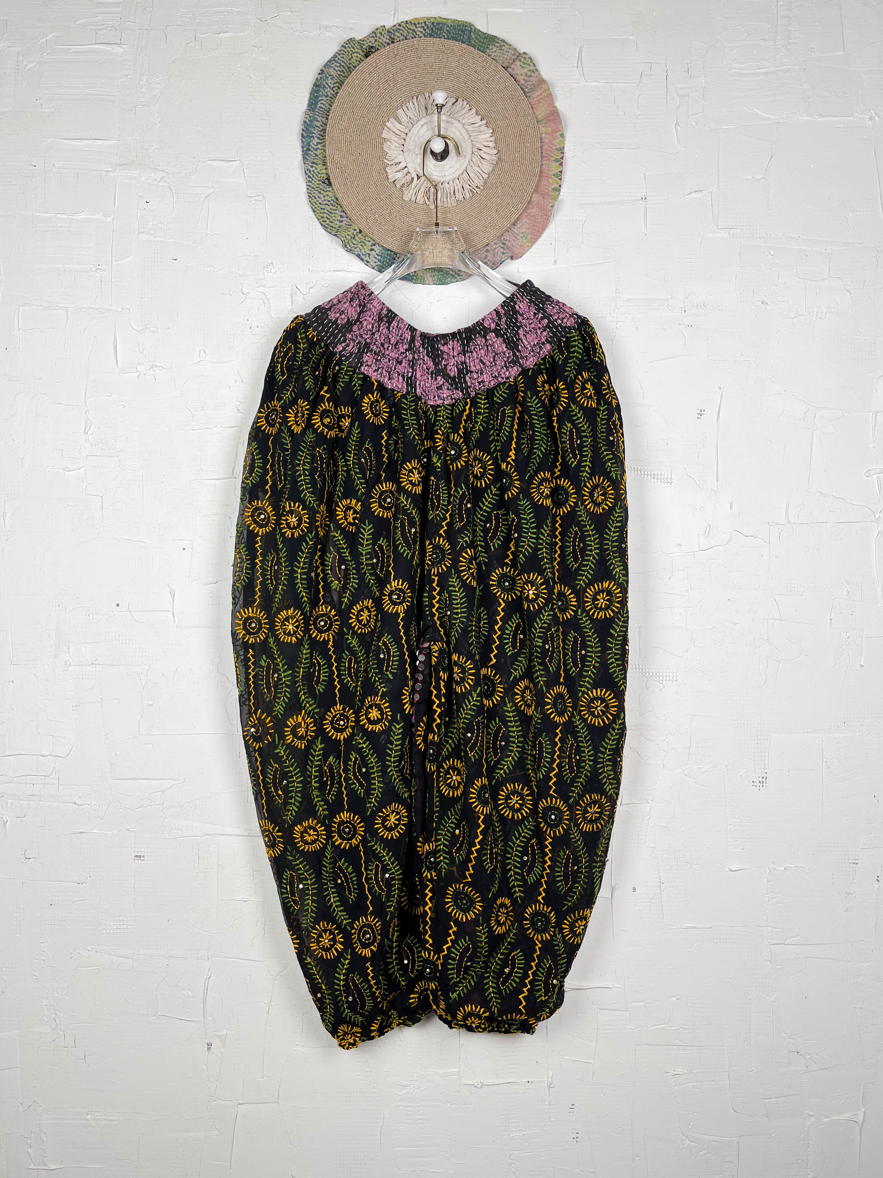 Green vintage pants- Love Protect Sustain