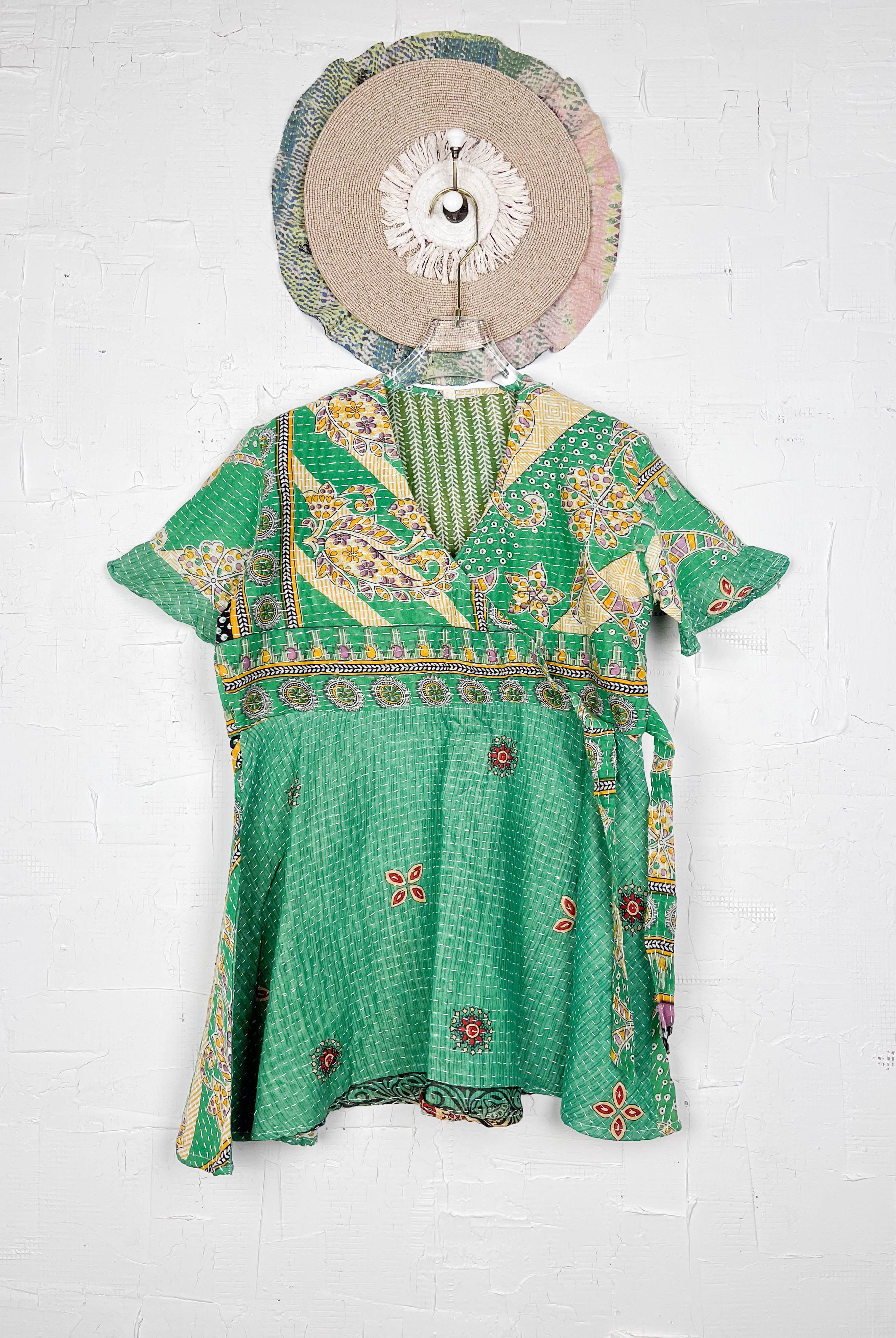 Hand-stitched Kantha dress - Love Protect Sustain