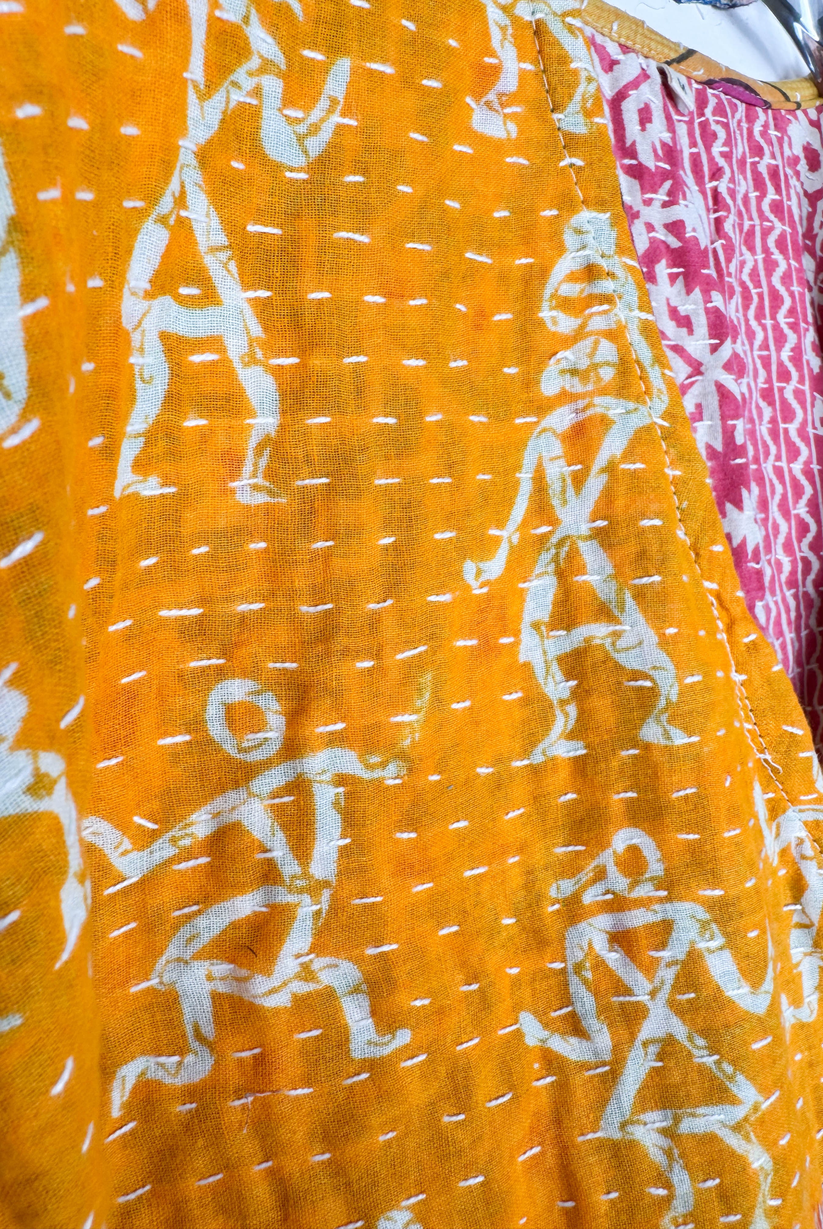 Hand-stitched Kantha dress - Love Protect Sustain