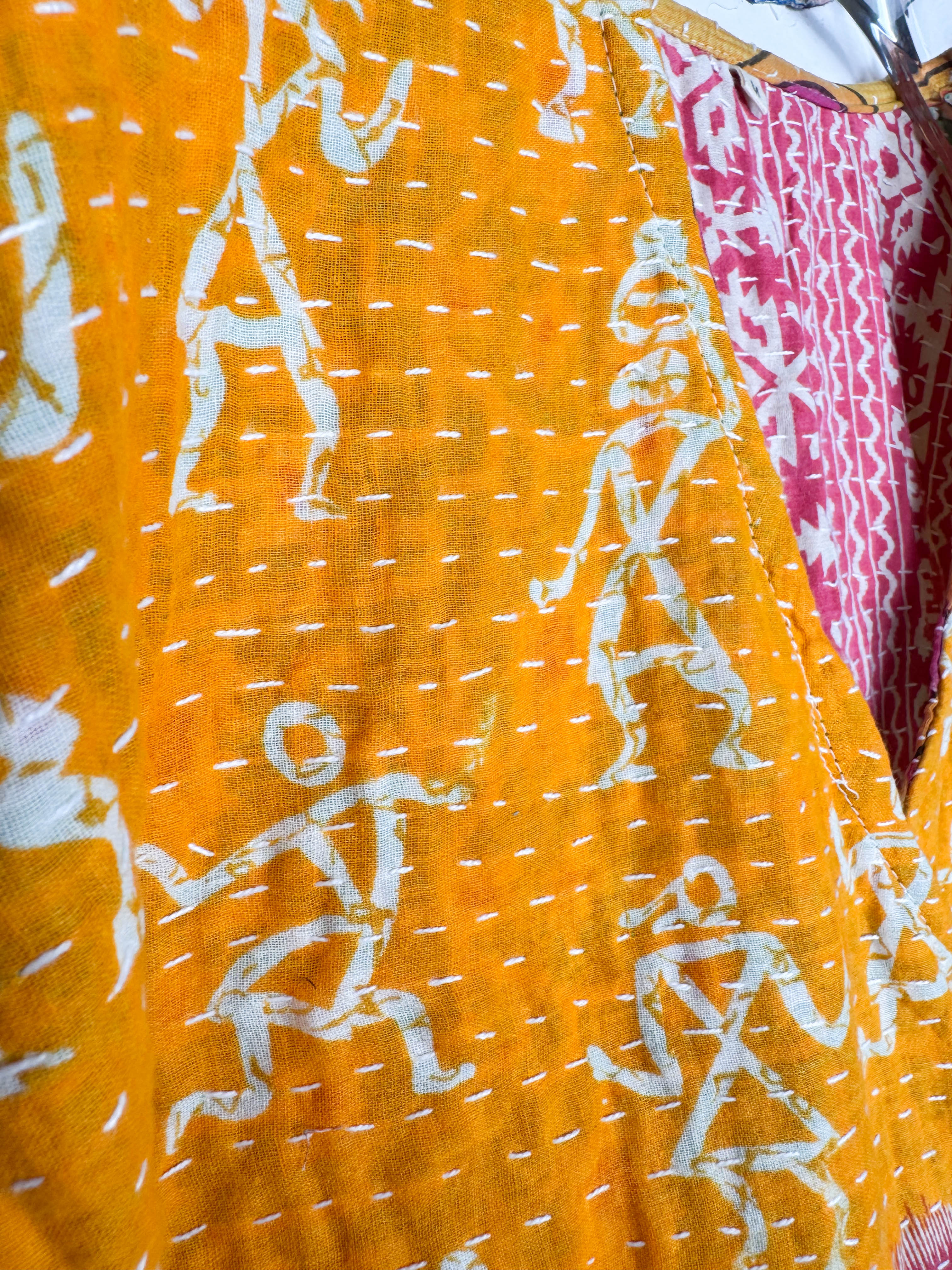 Hand-stitched Kantha dress - Love Protect Sustain
