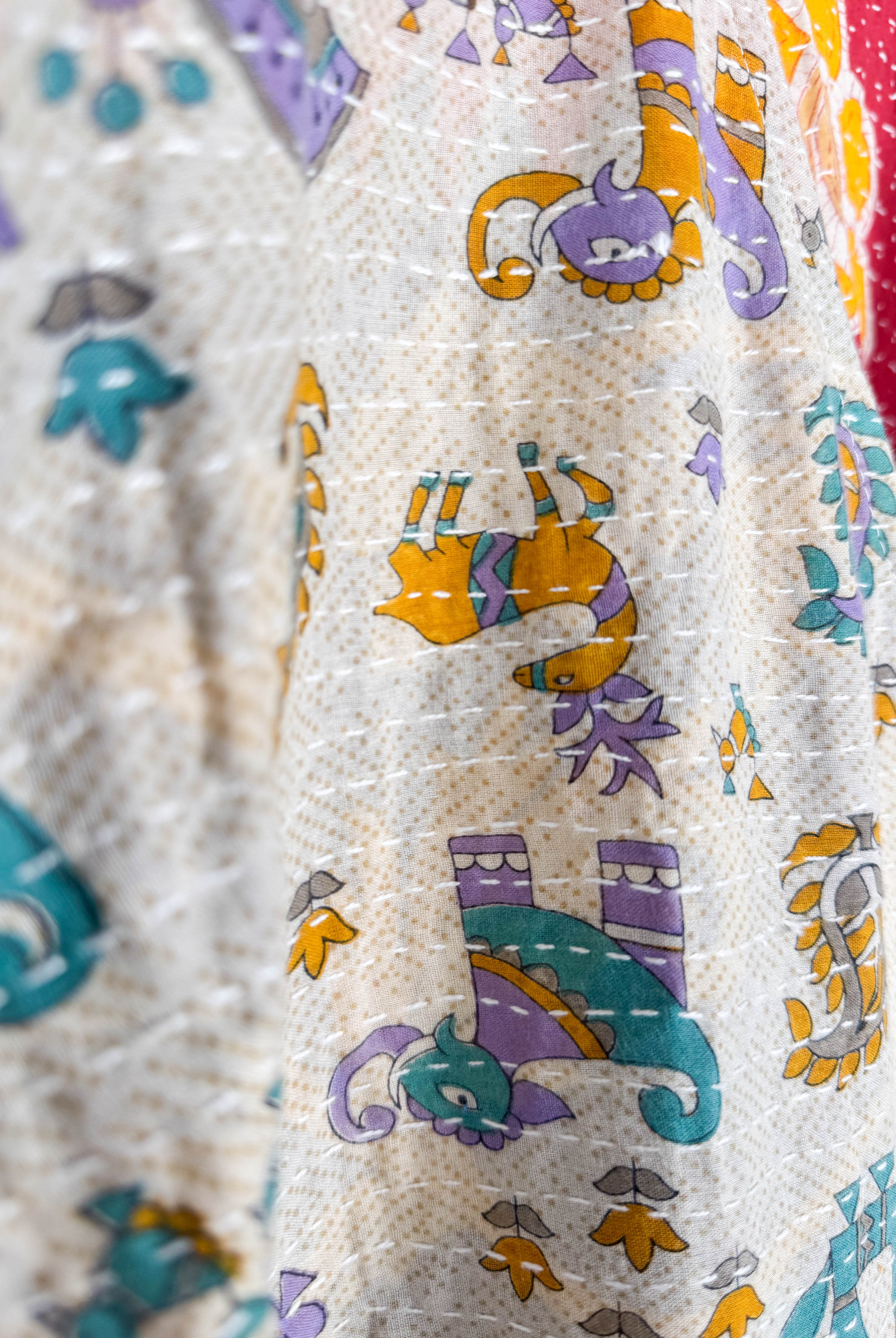 Hand-stitched dress - Love Protect Sustain