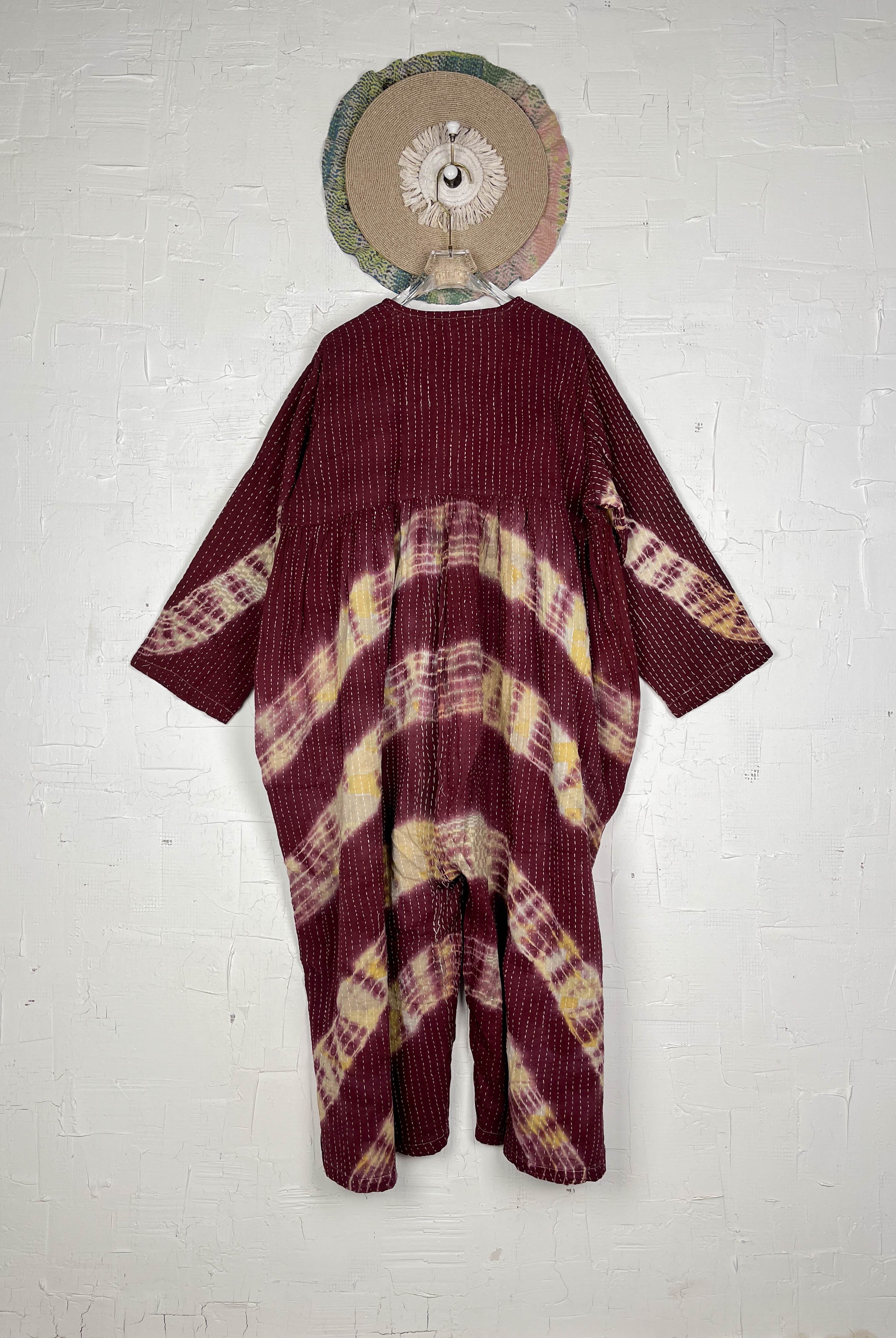 Hand-stitched jumpsuit - Love Protect Sustain