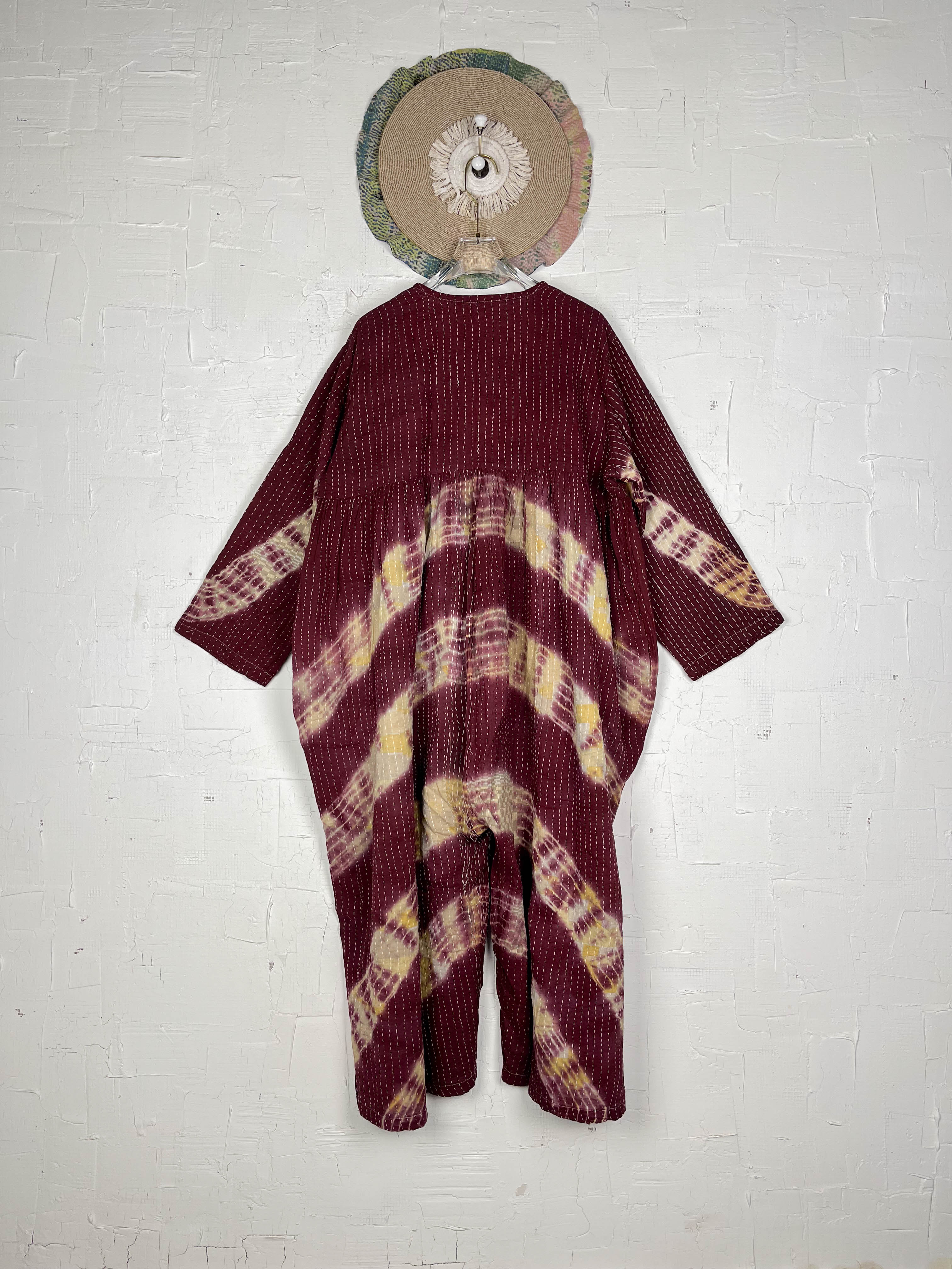 Hand-stitched jumpsuit - Love Protect Sustain