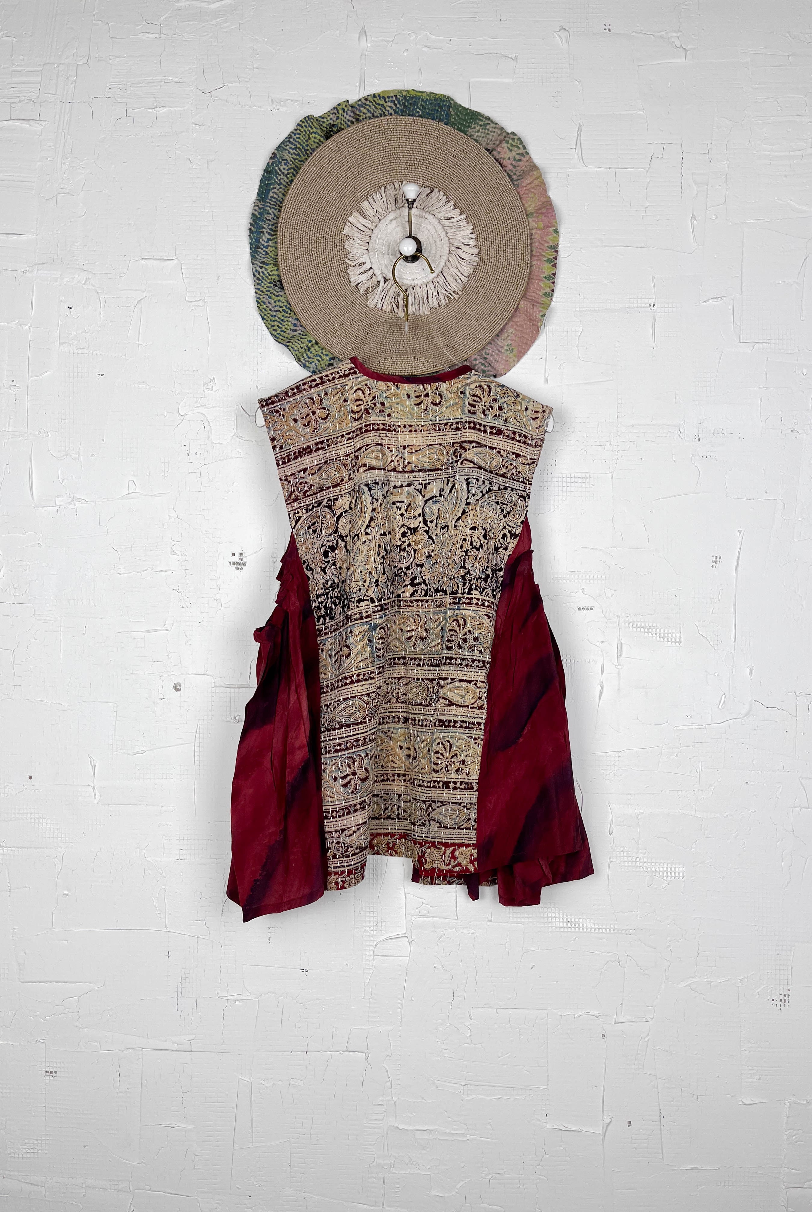 Hand-stitched silk top - Love Protect Sustain