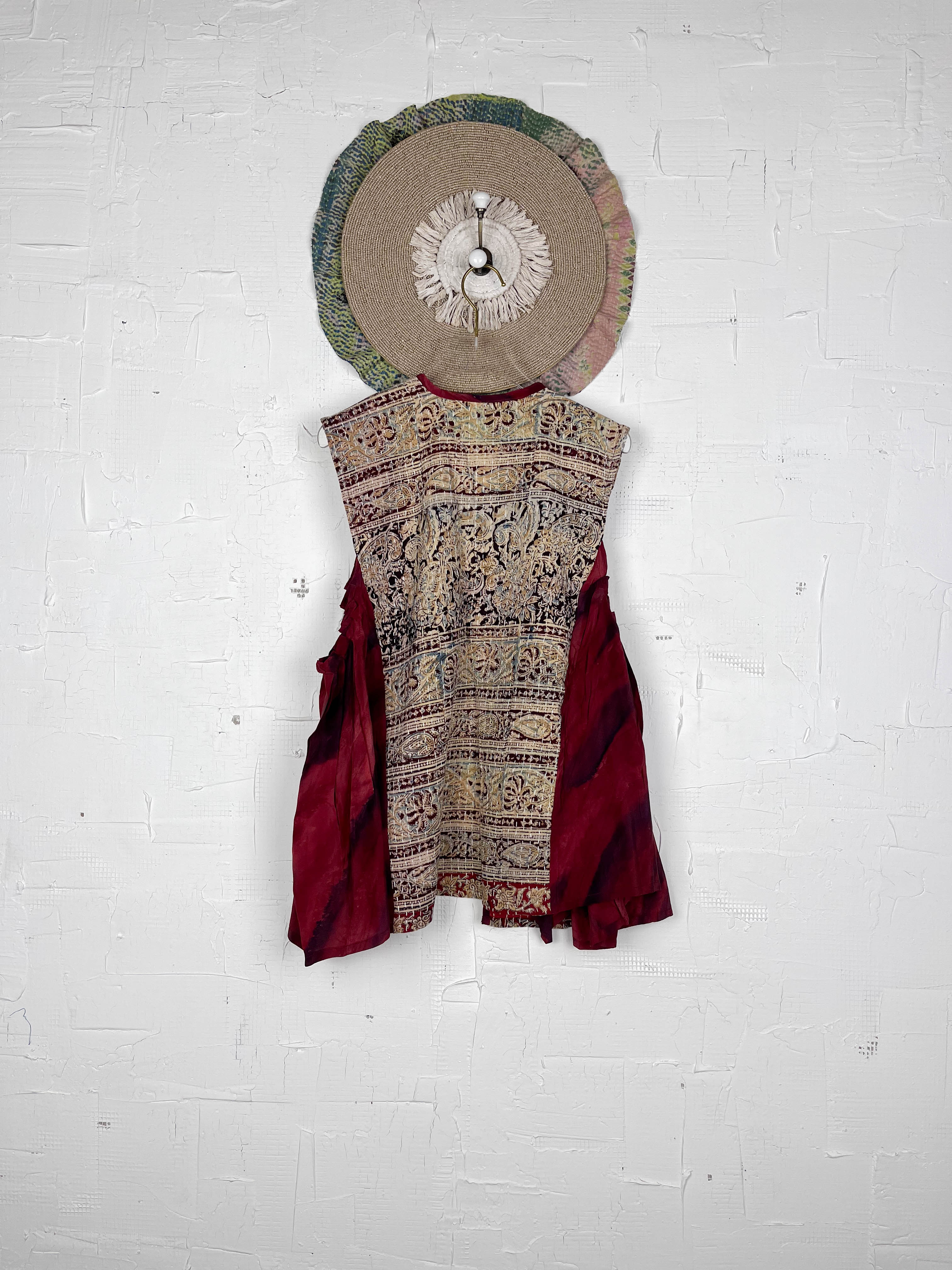 Hand-stitched silk top - Love Protect Sustain