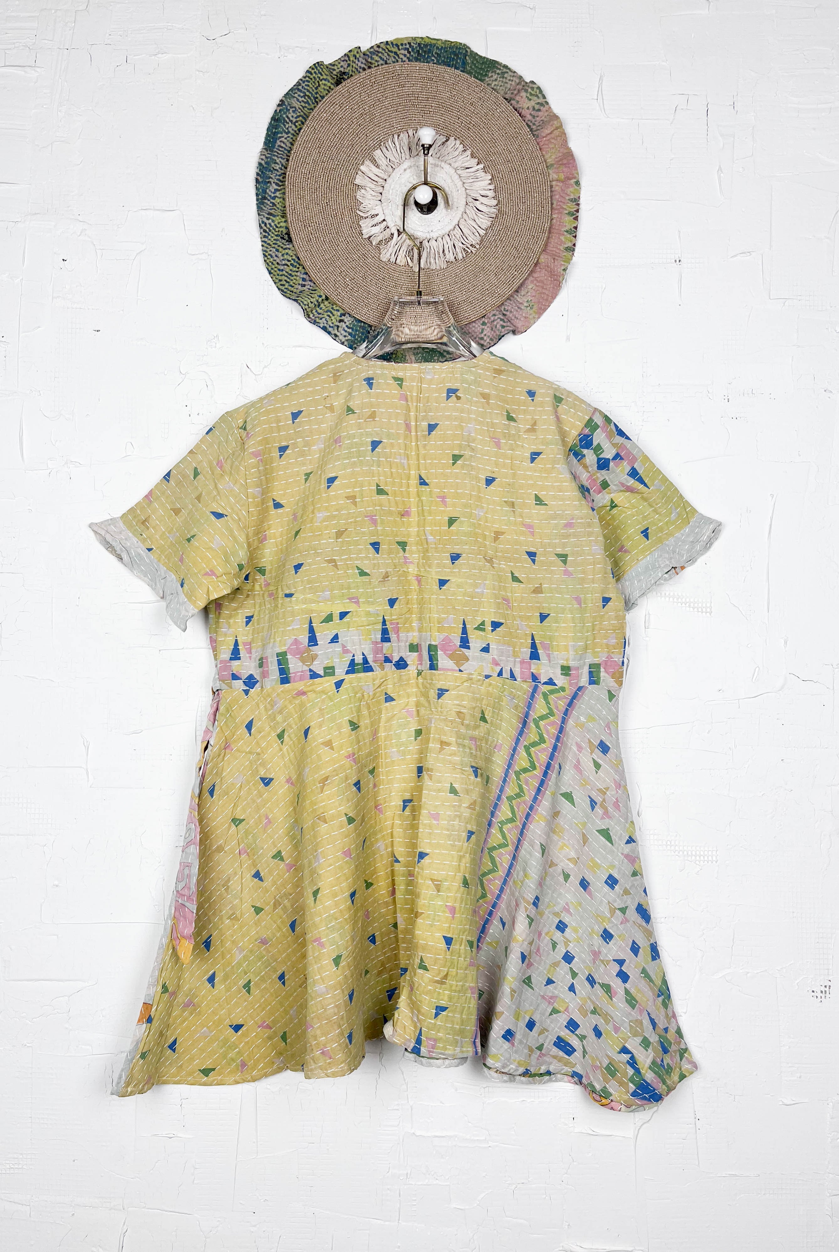 Hand-stitched wrap dress - Love Protect Sustain