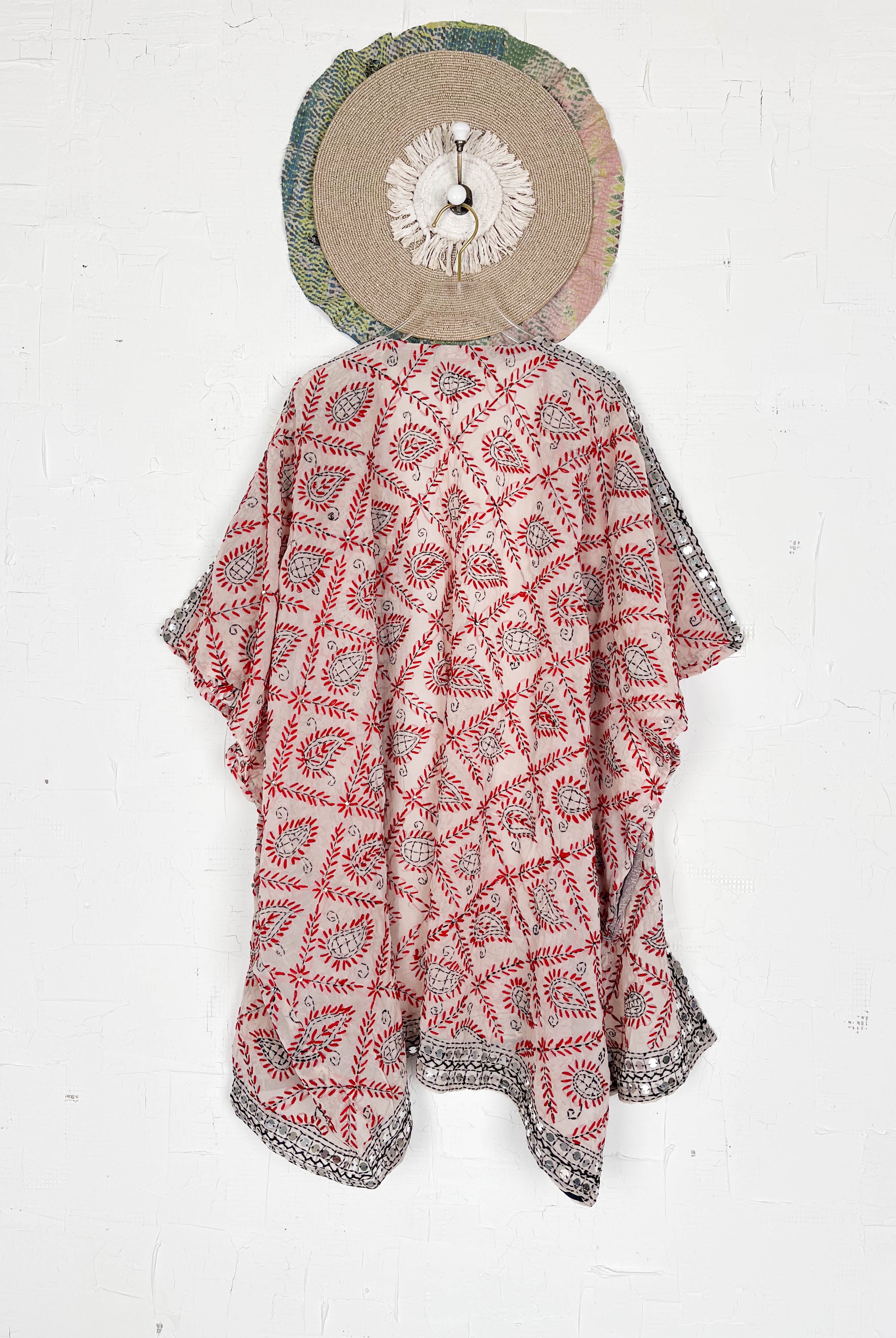 Hand Embroidered Robe - Love Protect Sustain