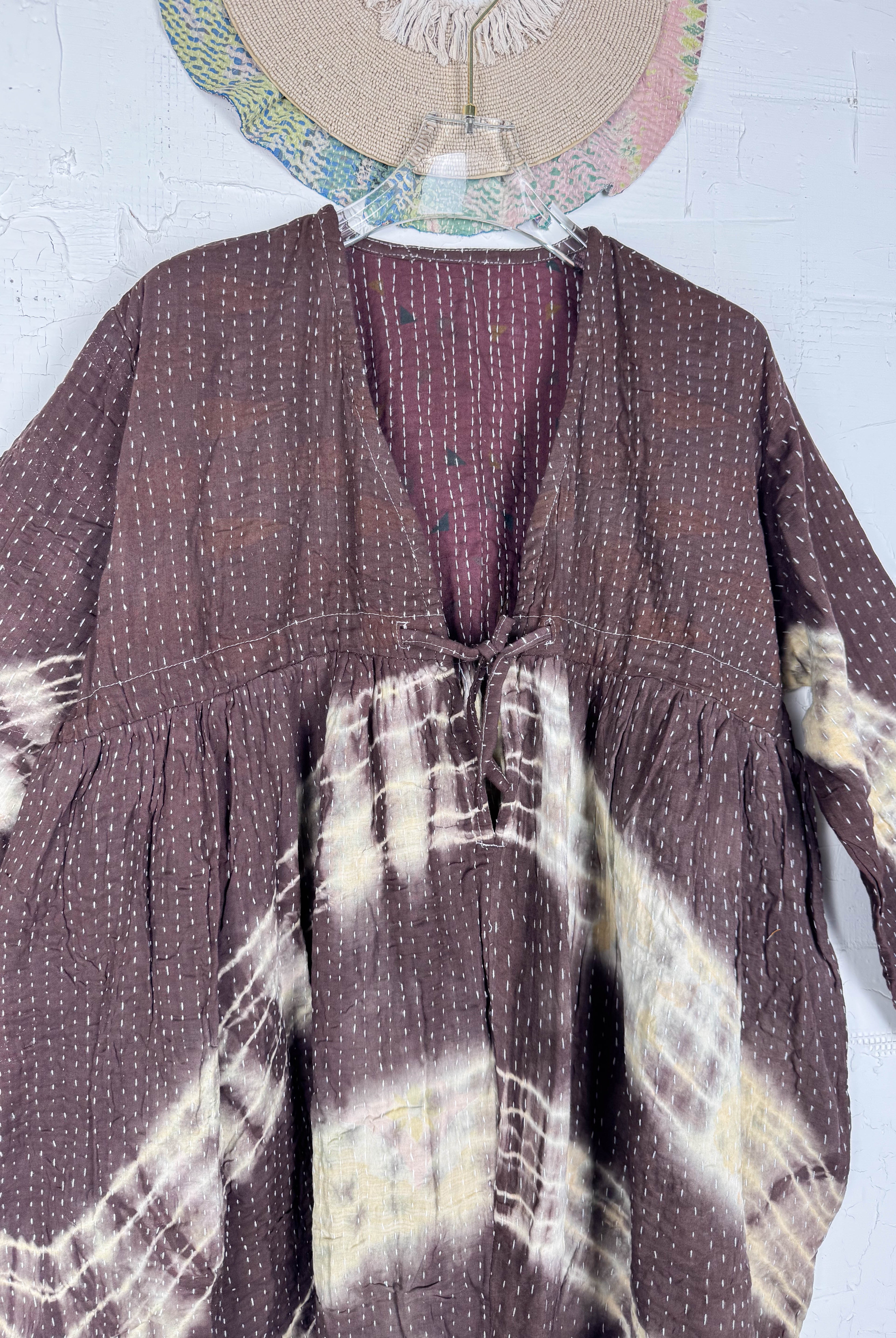 Handmade kantha jumpsuit - Love Protect Sustain