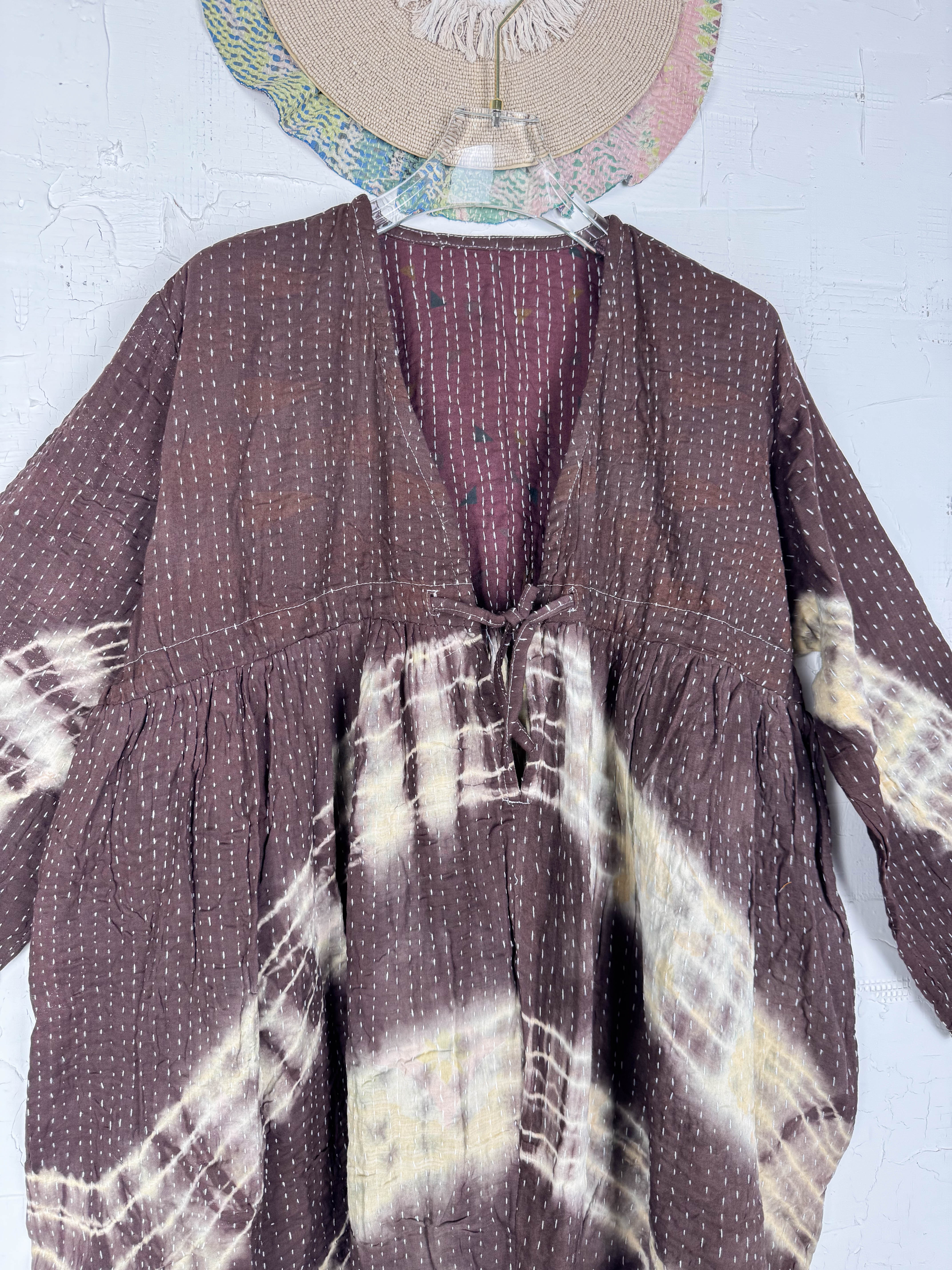 Handmade kantha jumpsuit - Love Protect Sustain