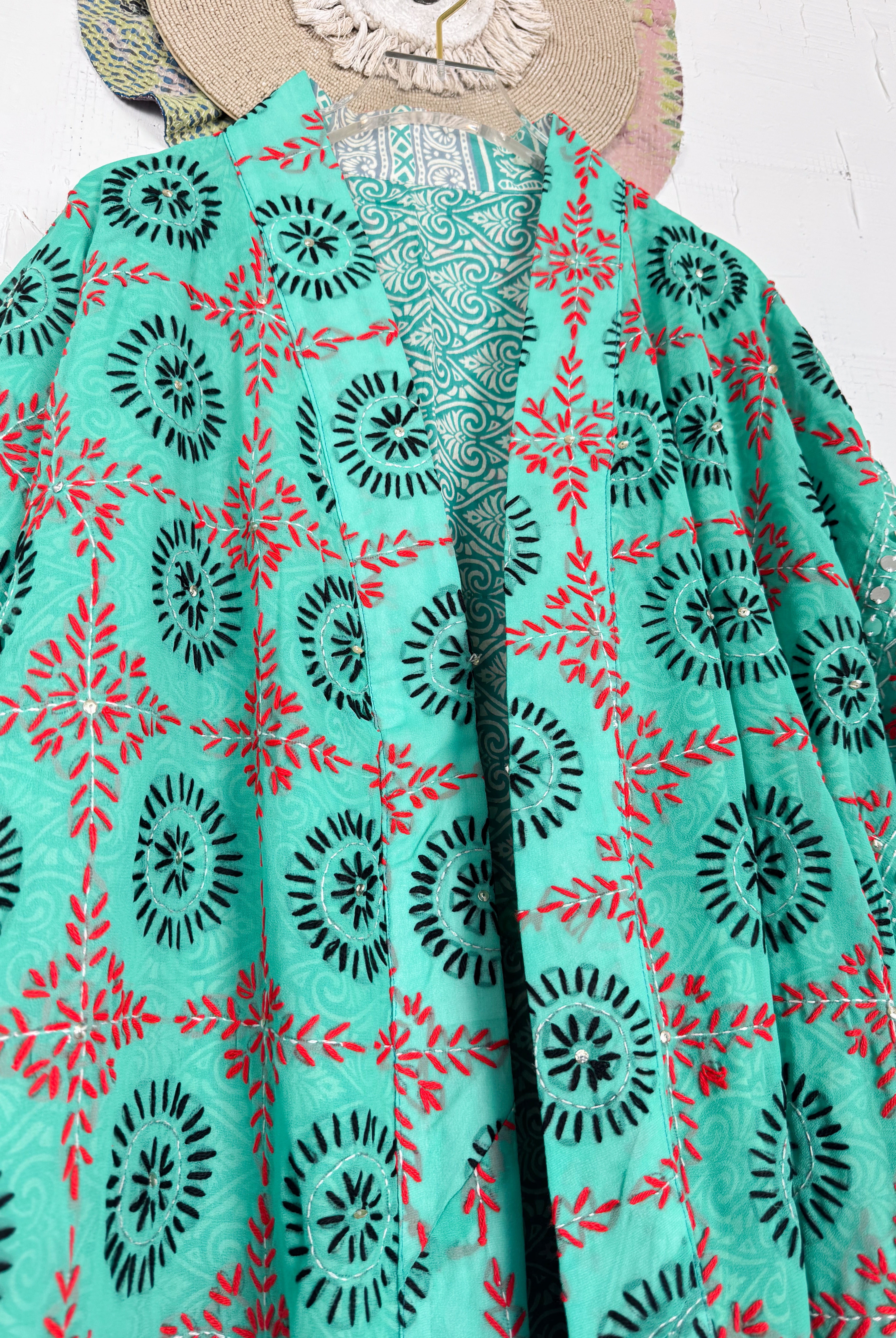 Handmade kimono robe - Love Protect Sustain