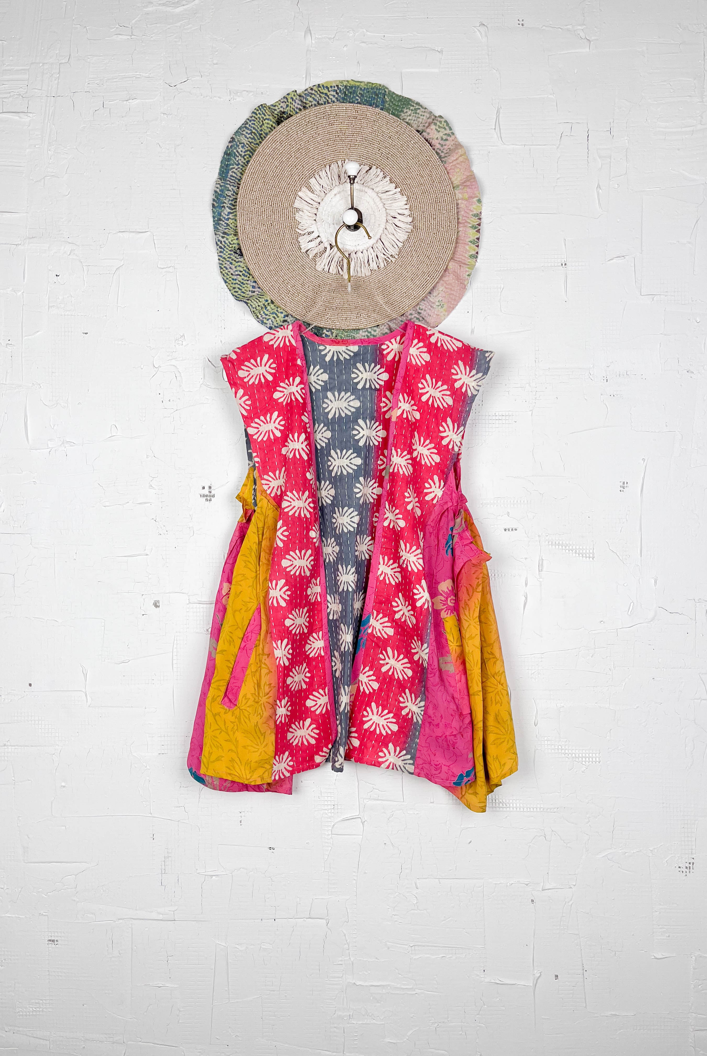 Handmade silk vest - Love Protect Sustain