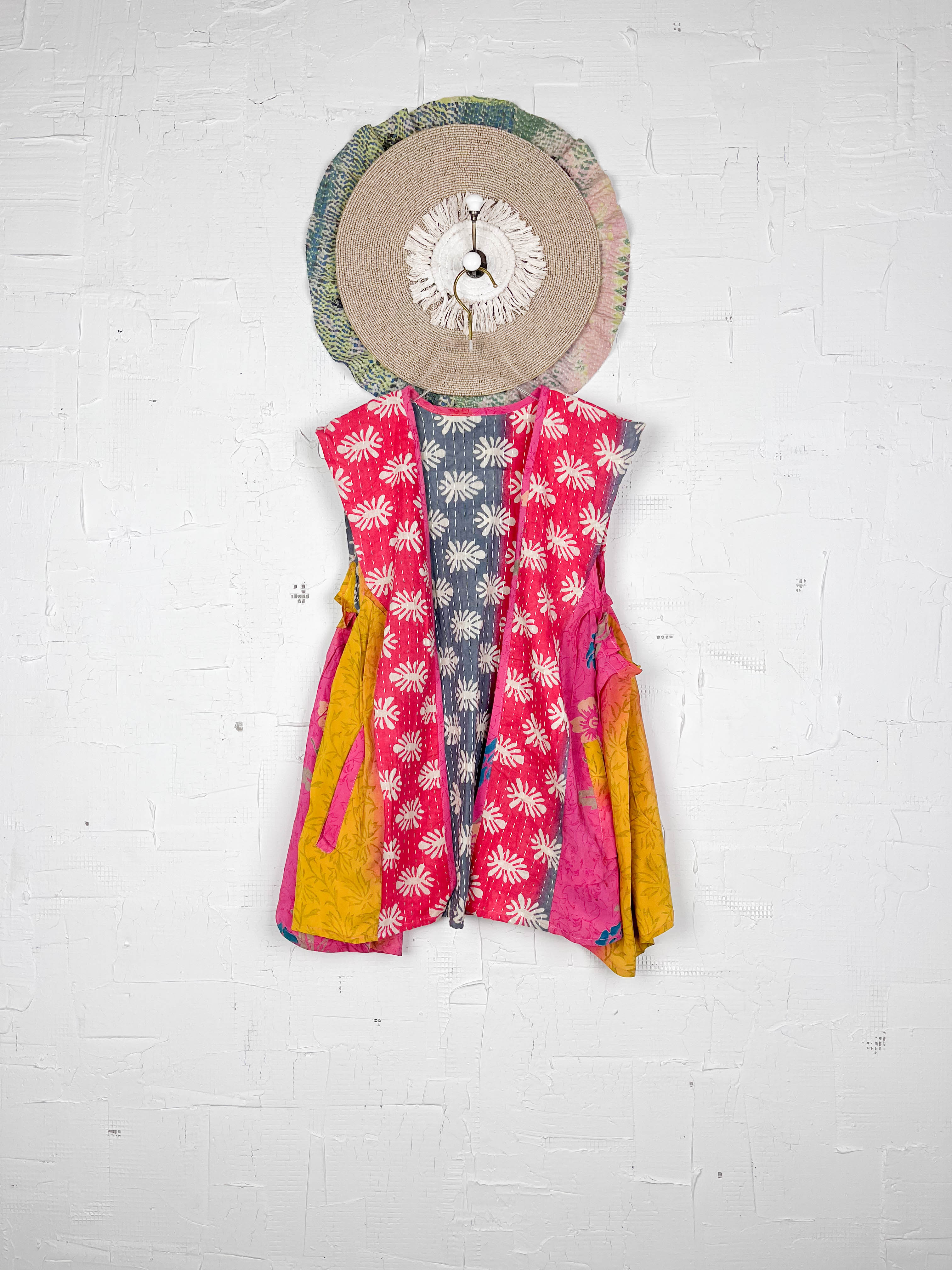 Handmade silk vest - Love Protect Sustain