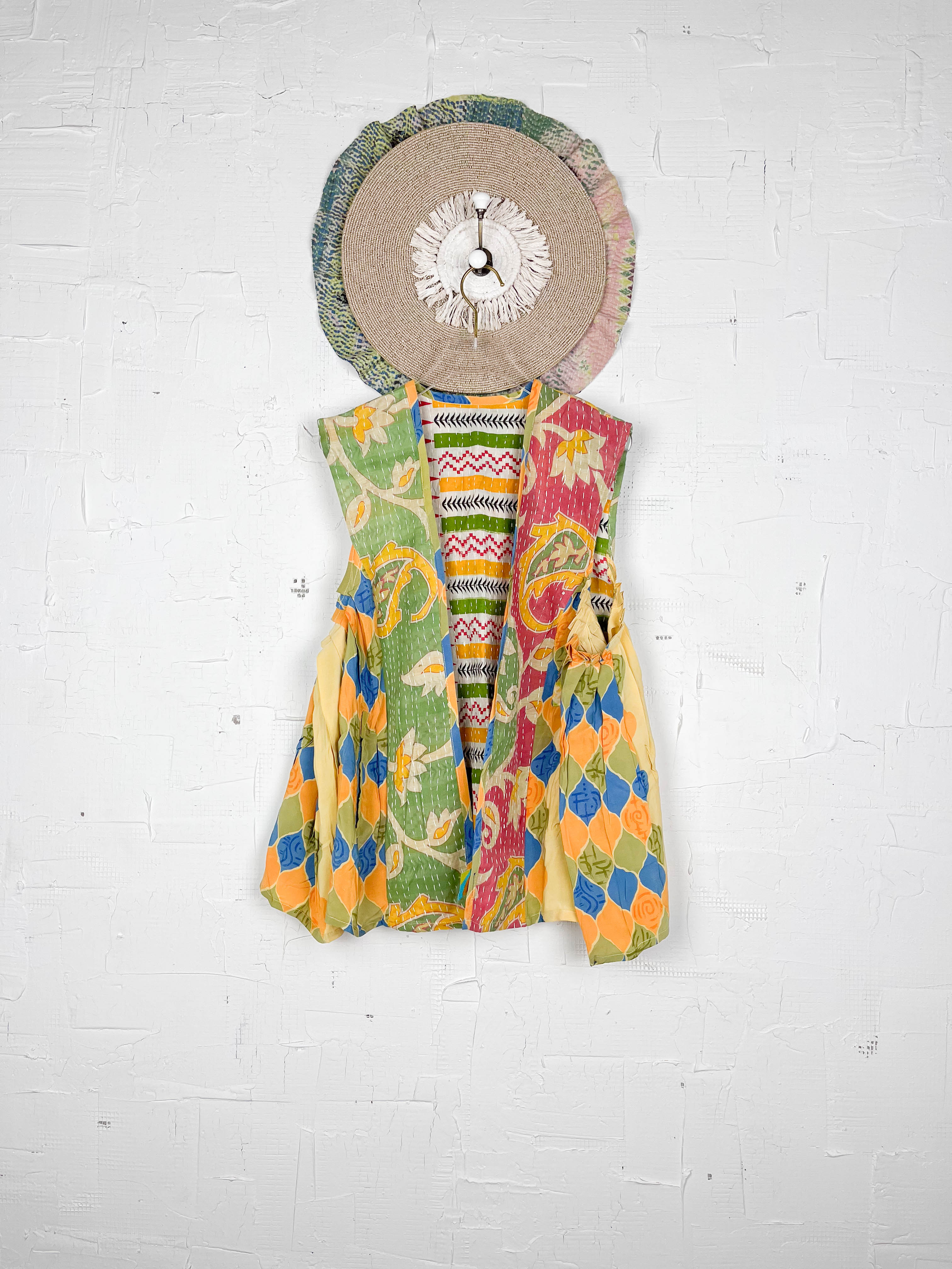 Handmade silk vest - Love Protect Sustain