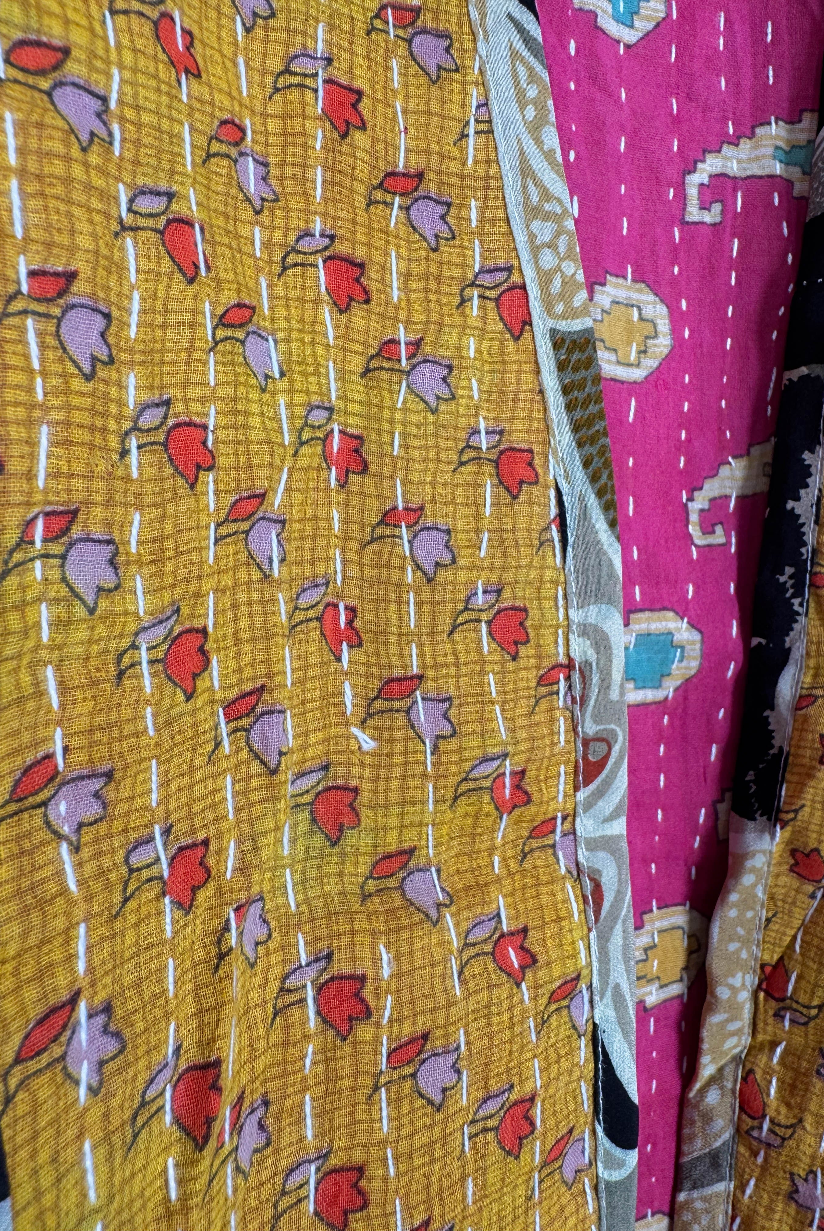 Handmade silk vest - Love Protect Sustain