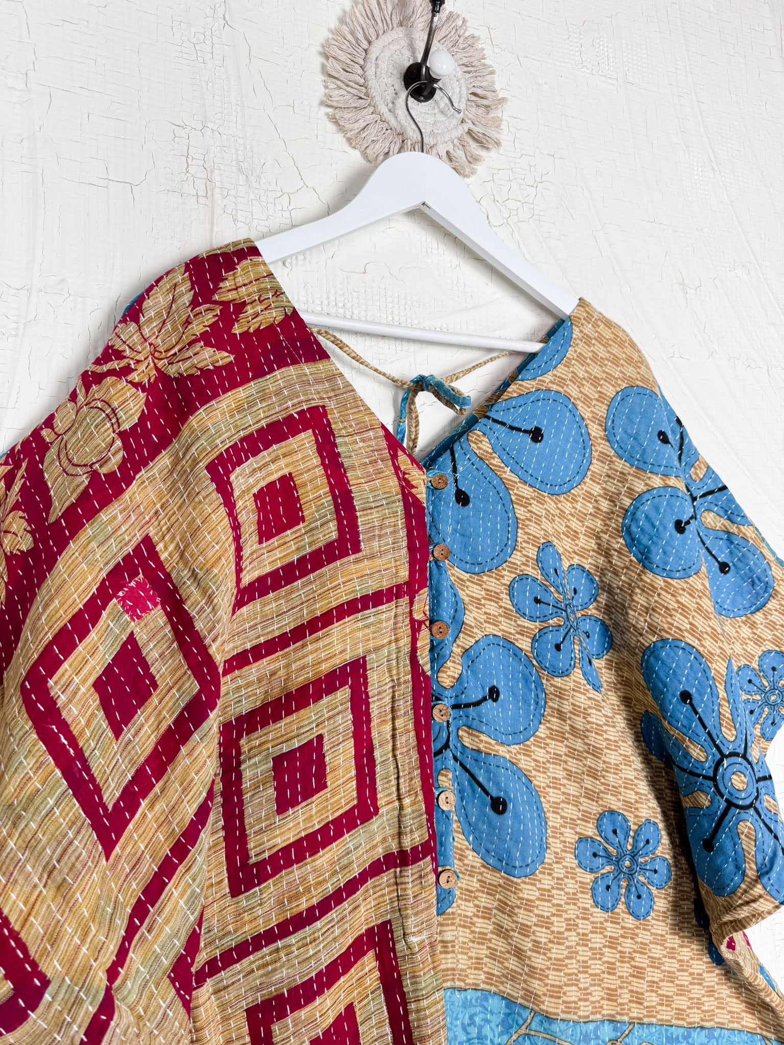 Hippie Kantha narrow leg jumpsuit - Love Protect Sustain