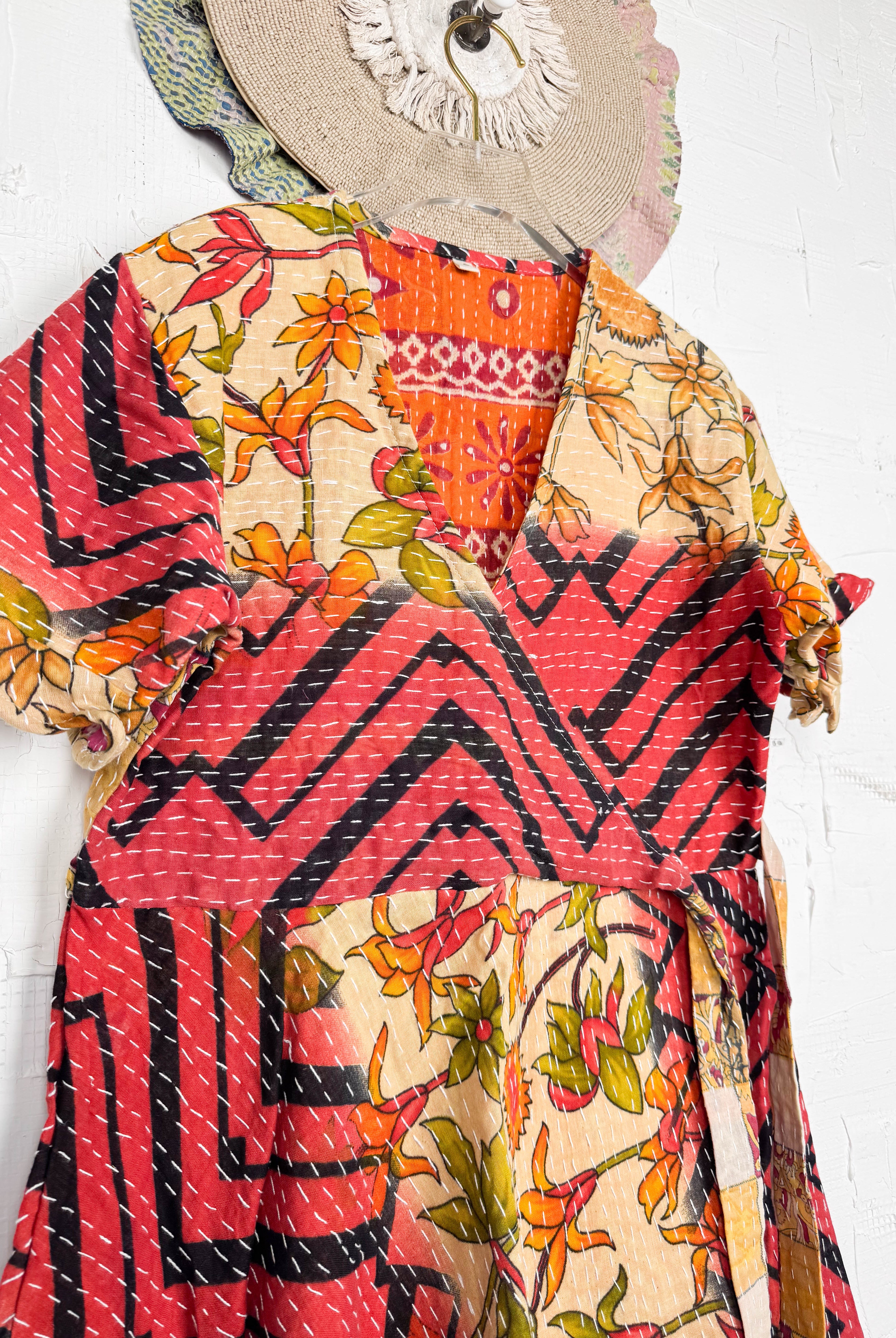 Indian Kantha dress - Love Protect Sustain