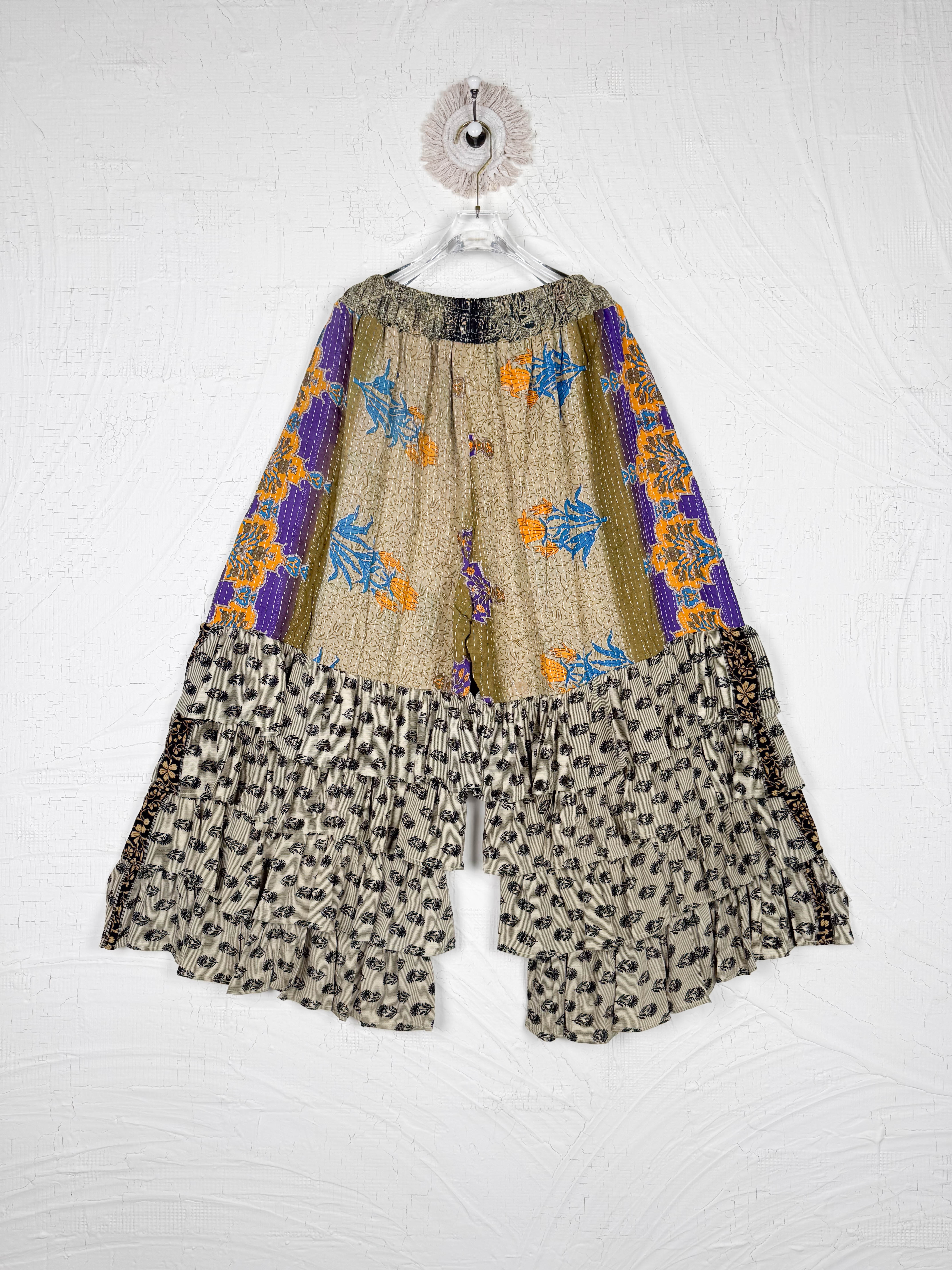 Kanta Wide Ruffle Pants - Love Protect Sustain