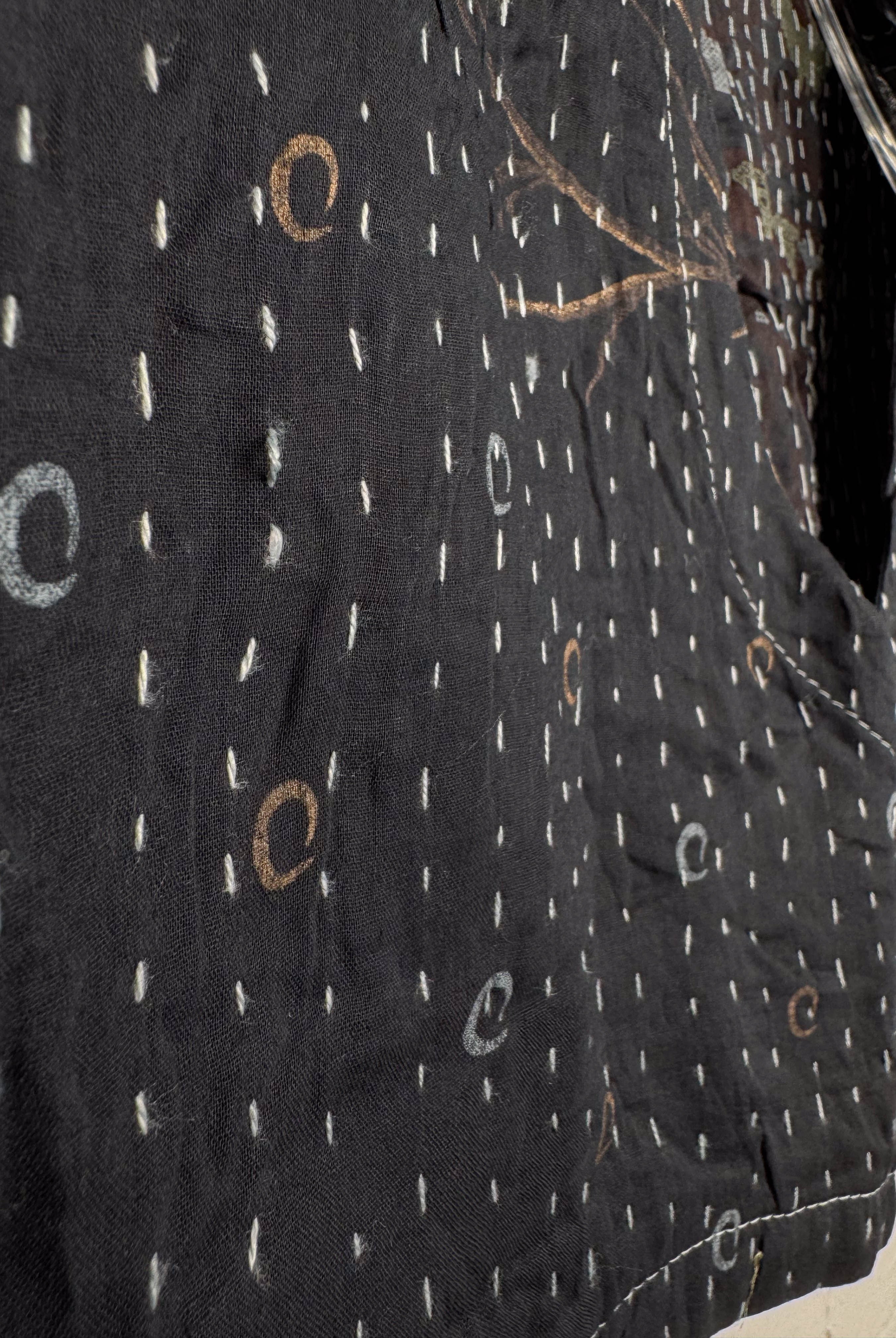 Kantha Cropped Top - Love Protect Sustain