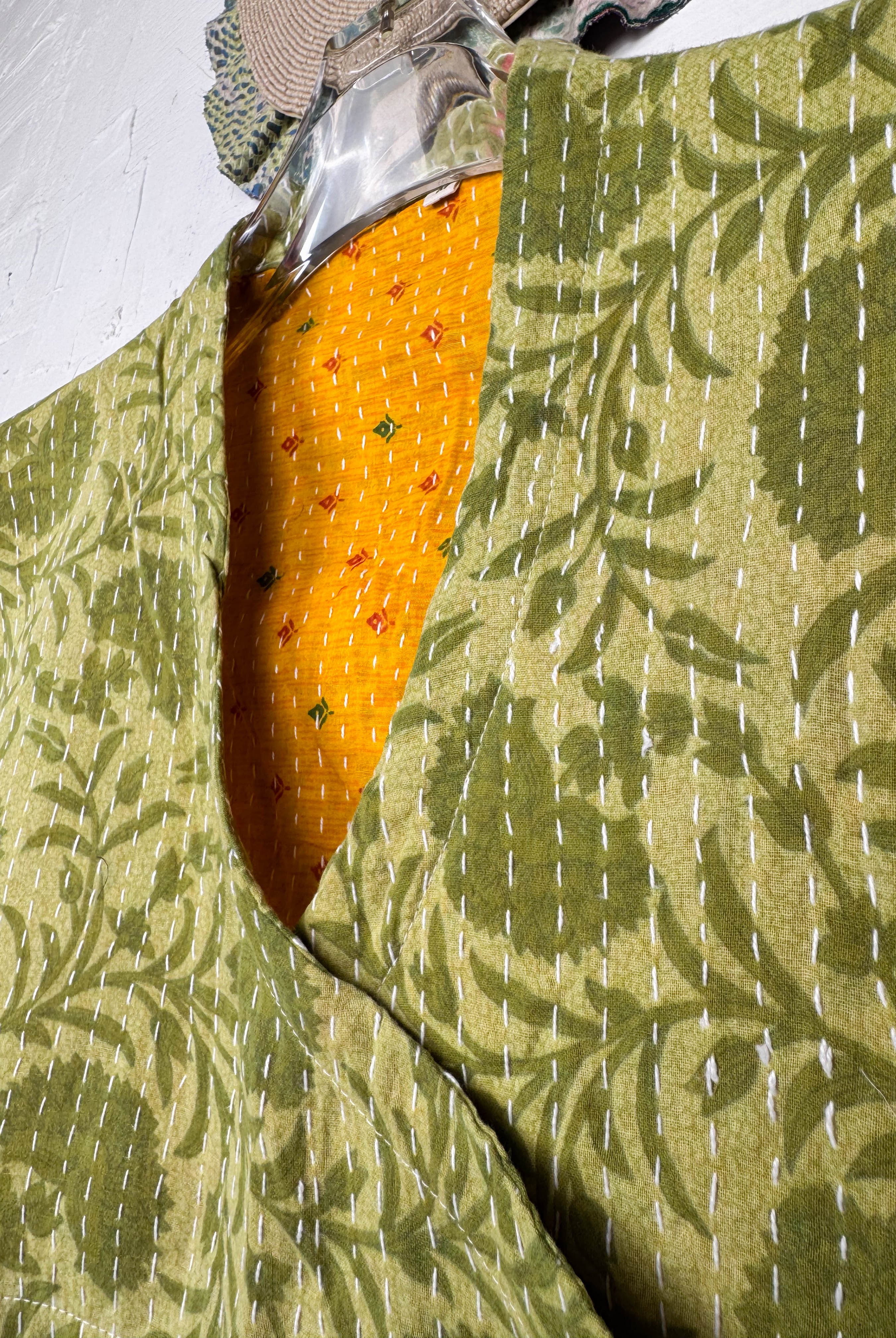 Kantha Cropped Top - Love Protect Sustain