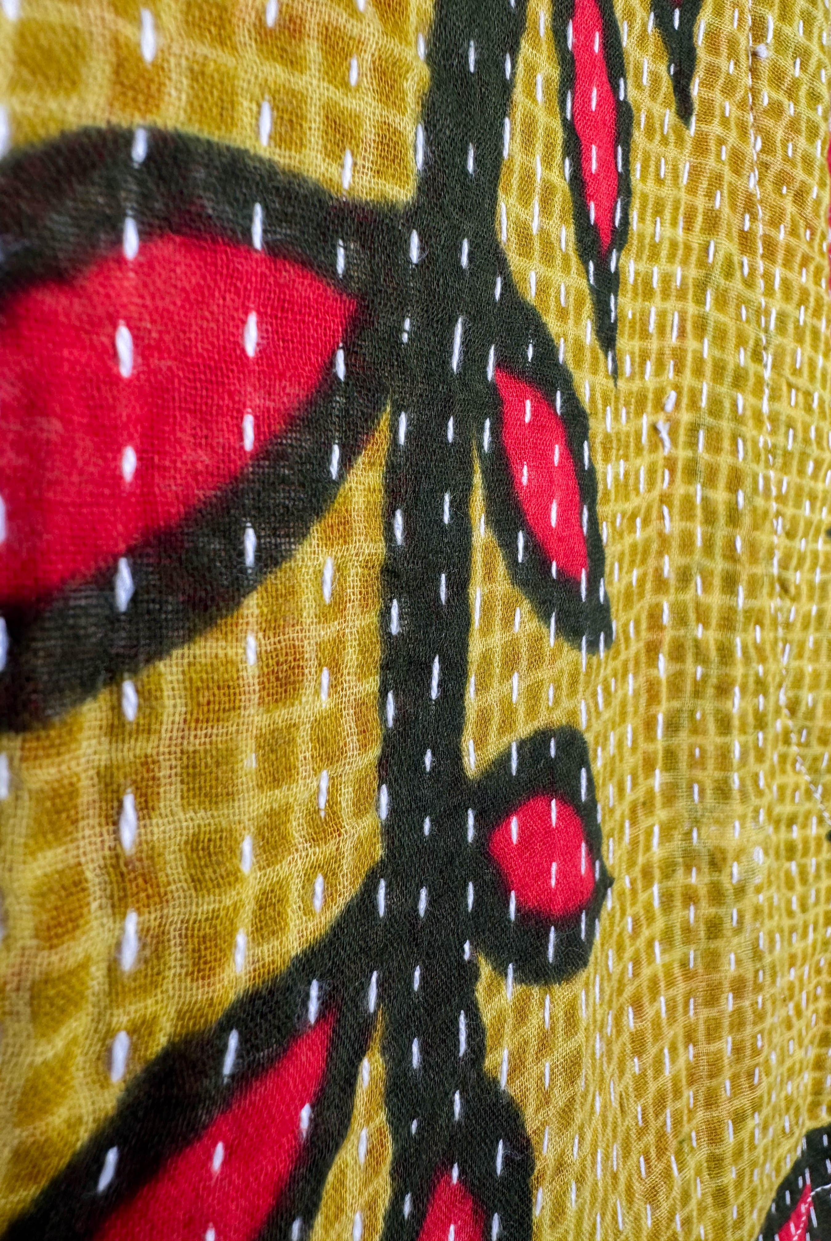 Kantha Floral Mini Top - Love Protect Sustain