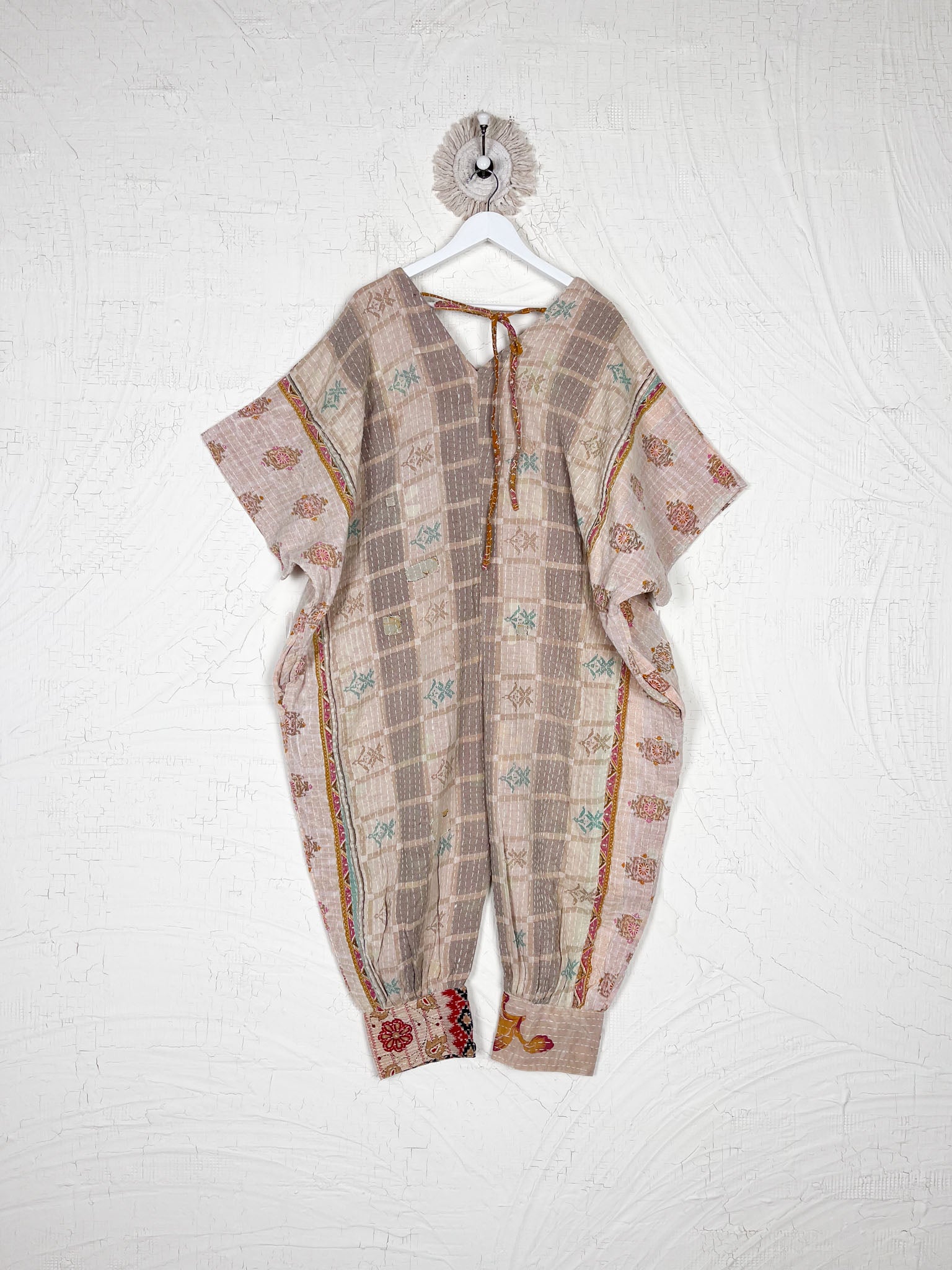 Kantha Patchwork jumpsuit - Love Protect Sustain