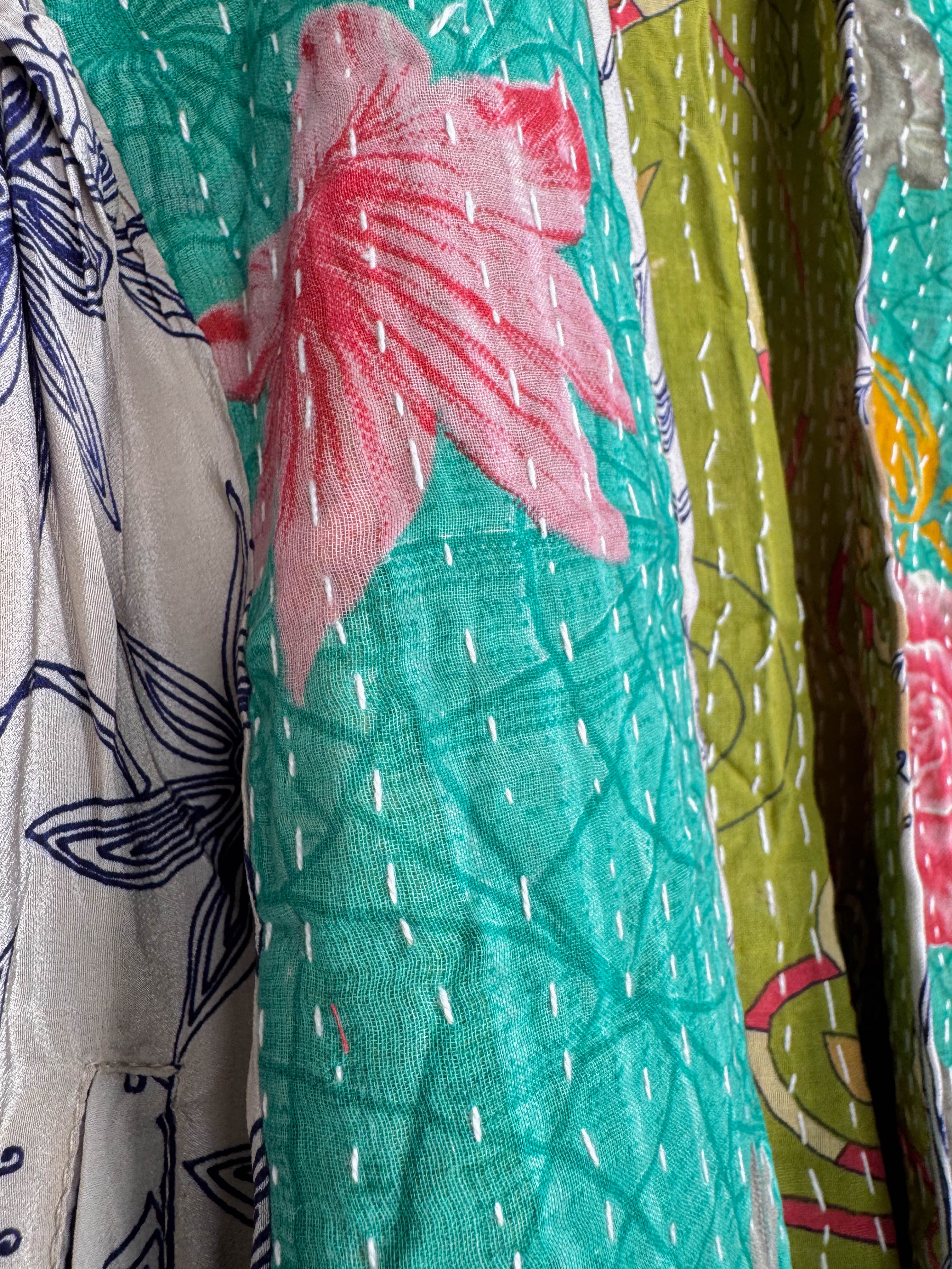 Kantha Silk Top - Love Protect Sustain