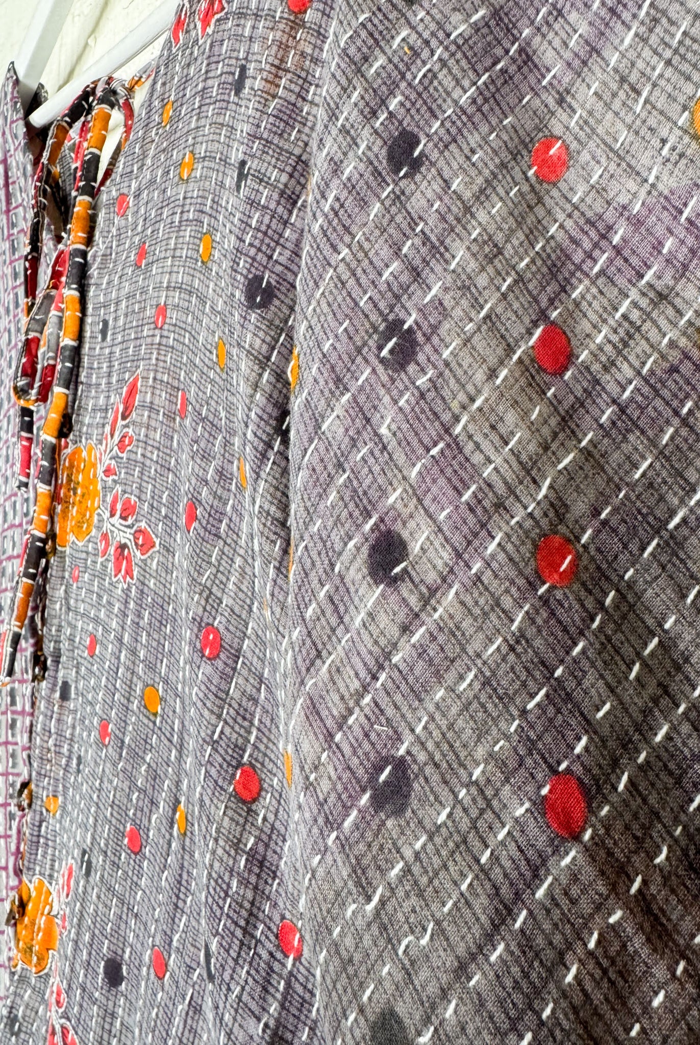 Kantha jumpsuit for pregnancy or maternity - Love Protect Sustain