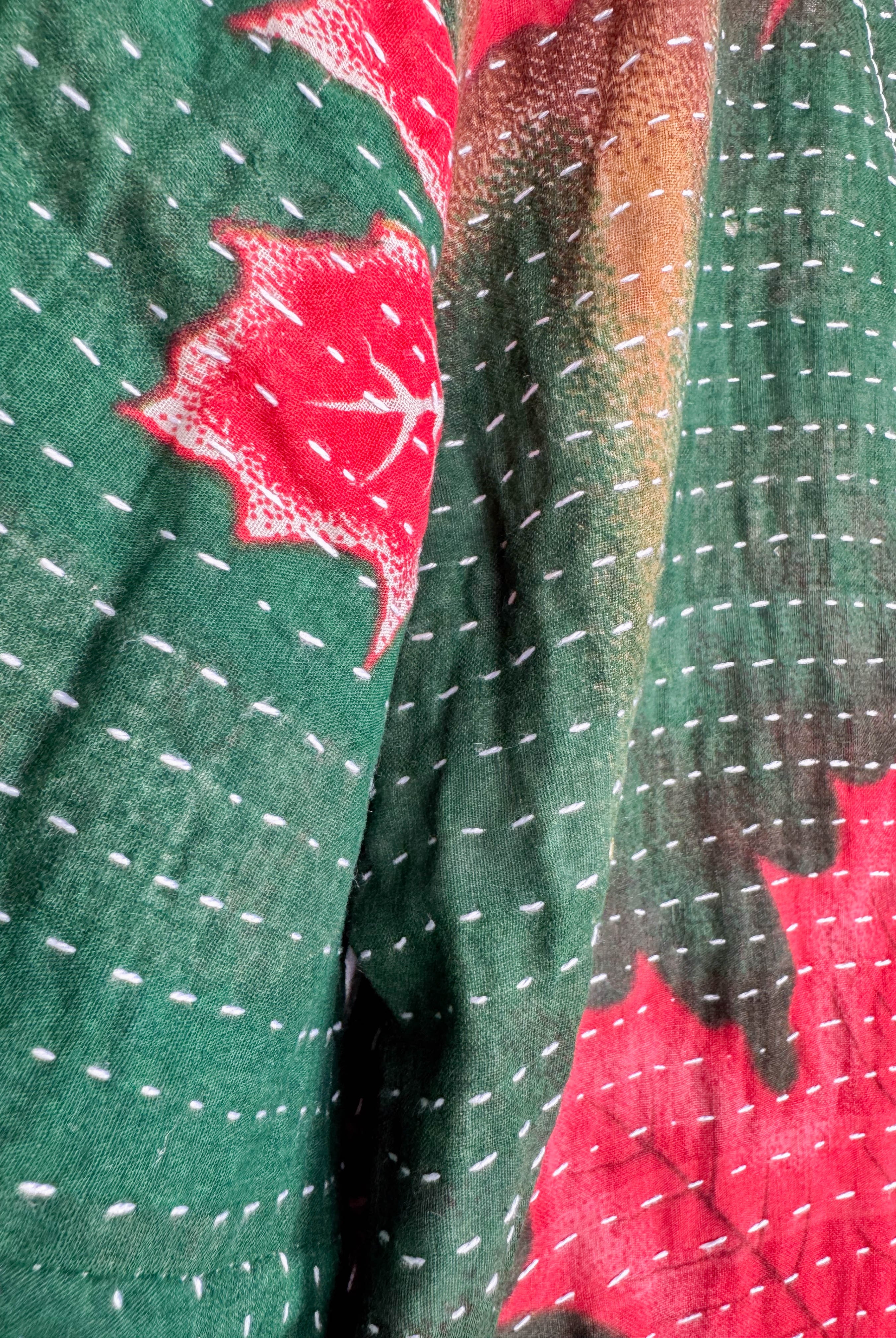 Kantha midi dress - Love Protect Sustain