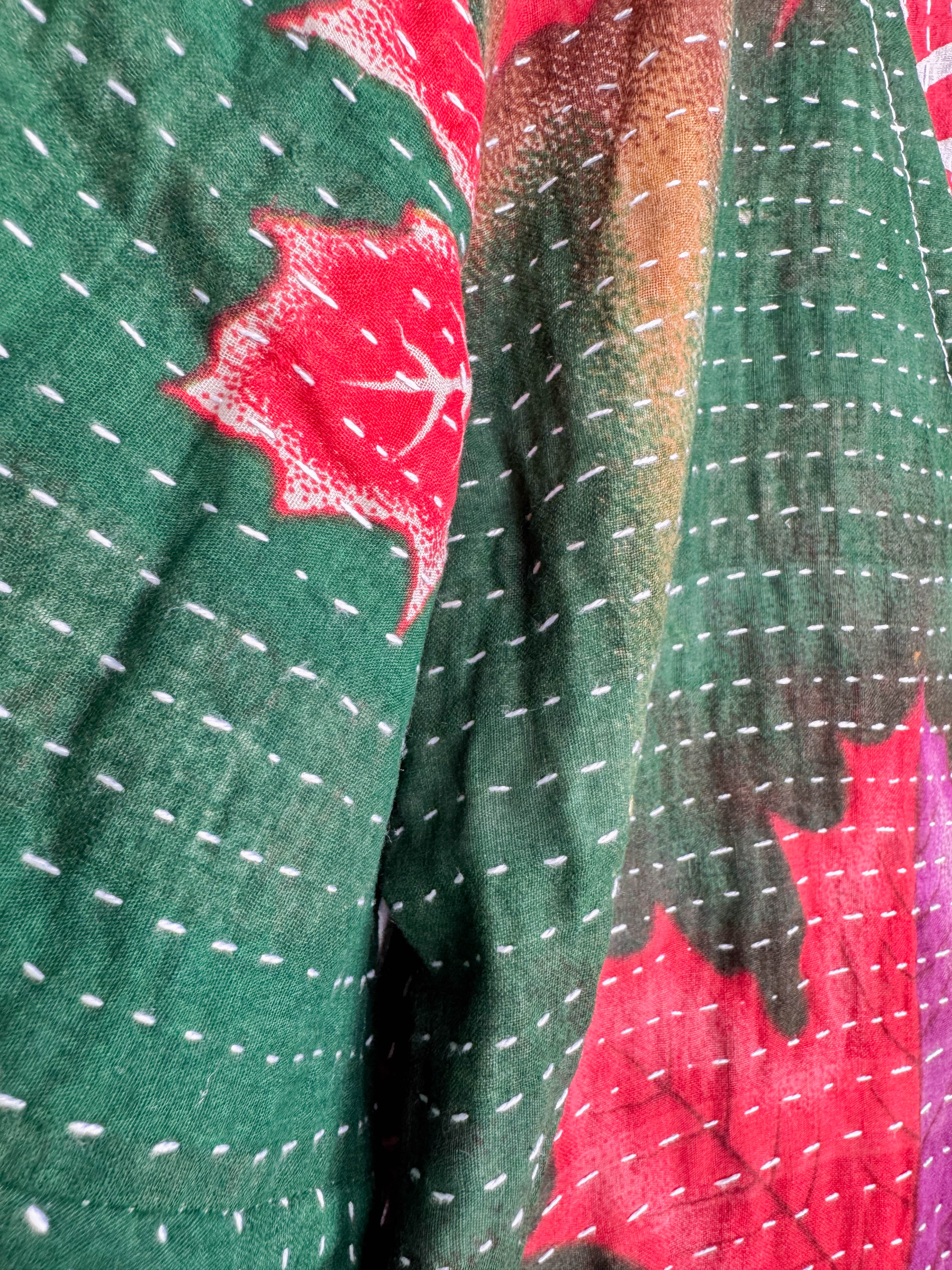 Kantha midi dress - Love Protect Sustain