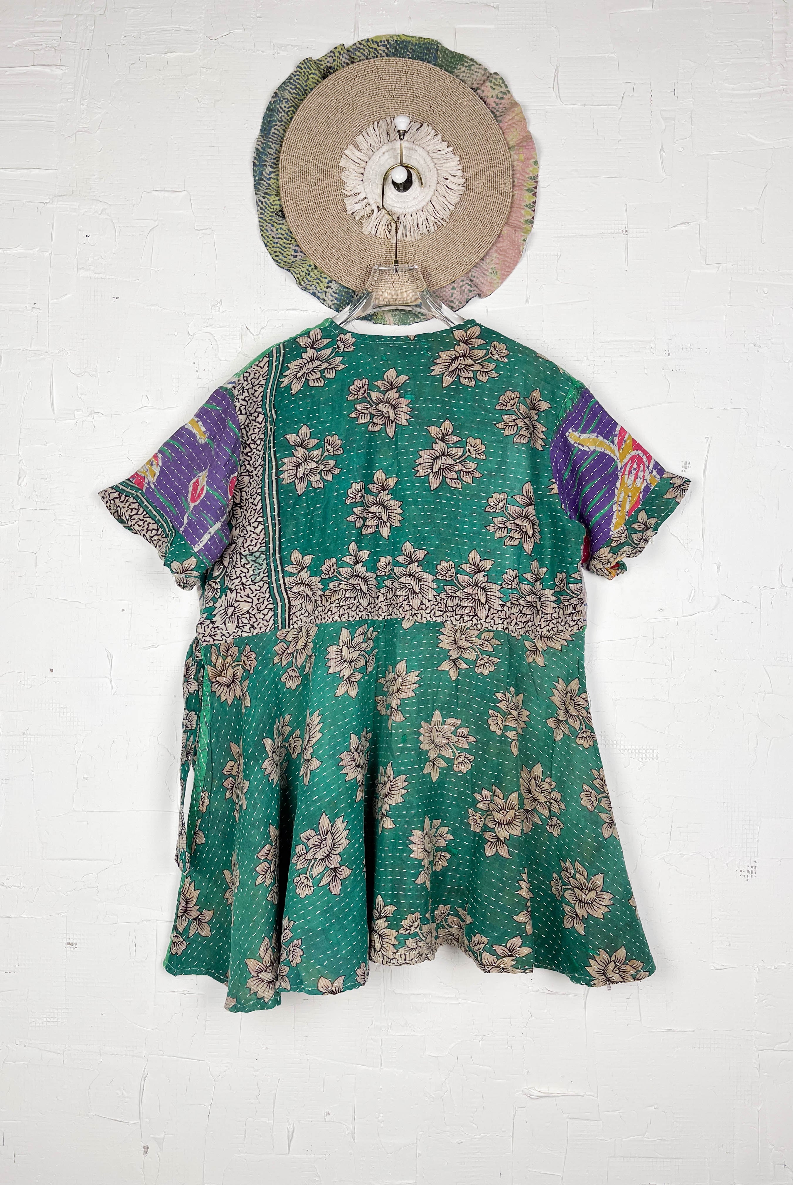 Kantha midi dress- Love Protect Sustain