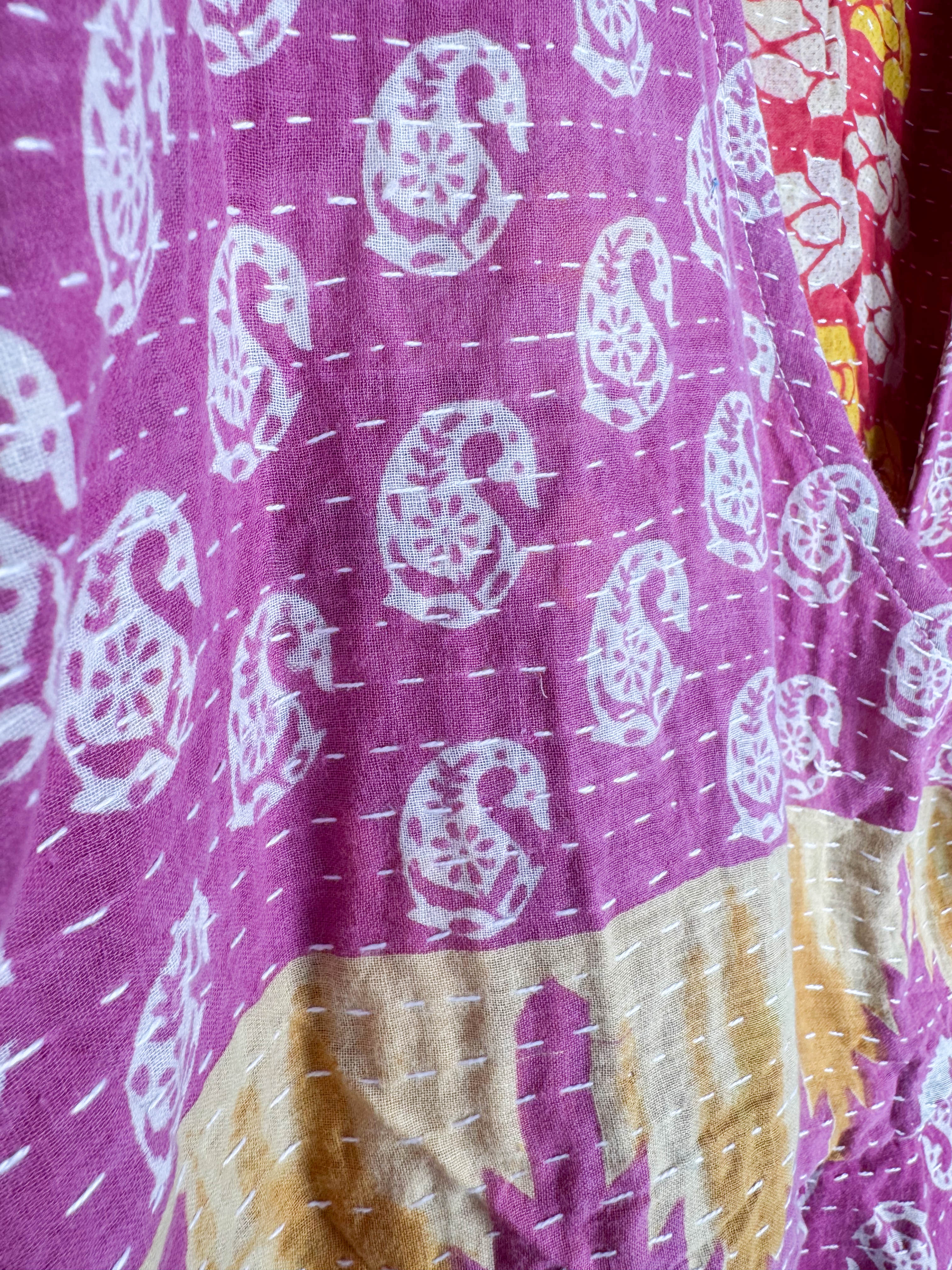 Kantha midi dress - Love Protect Sustain