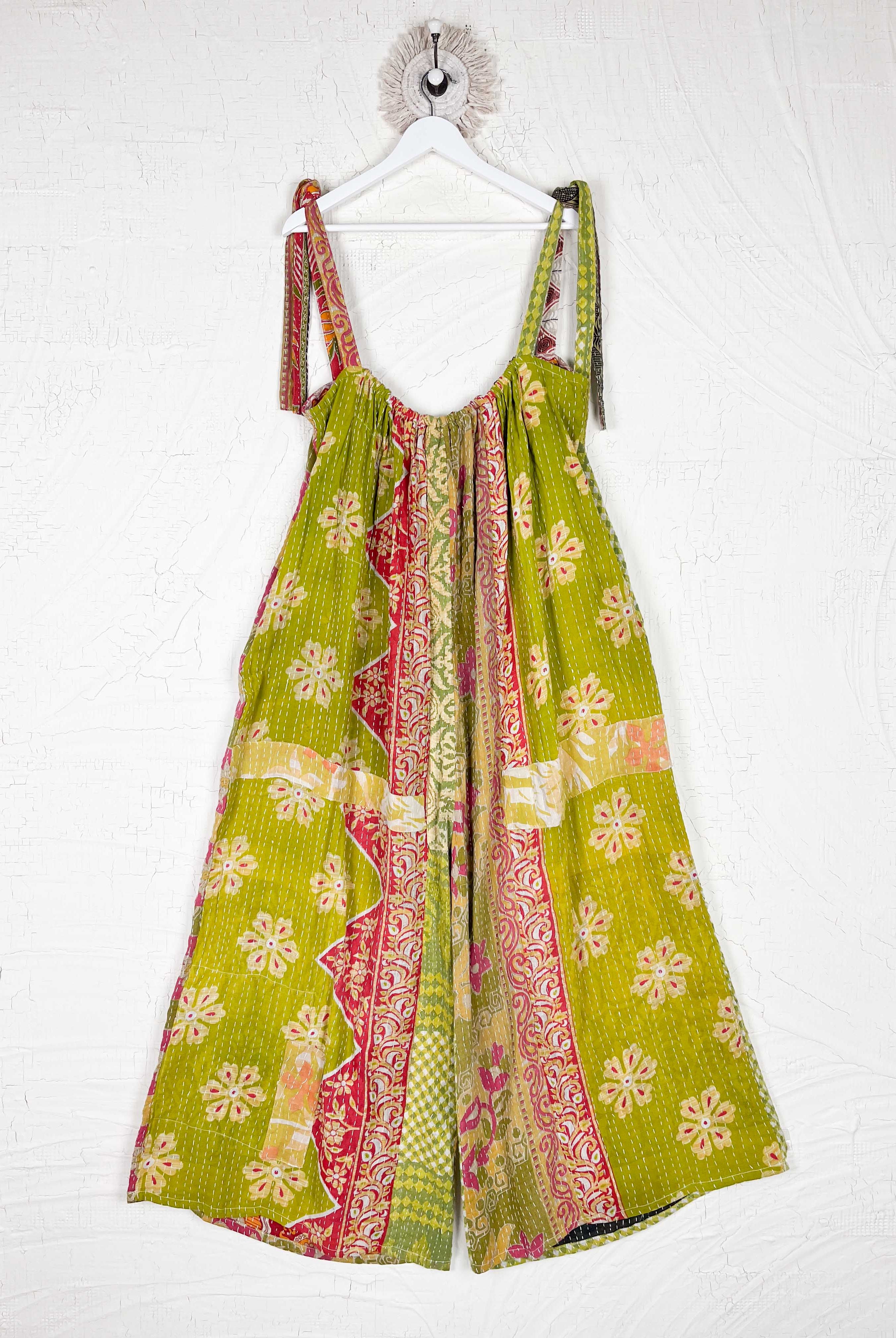 Kantha overalls - Love Protect Sustain