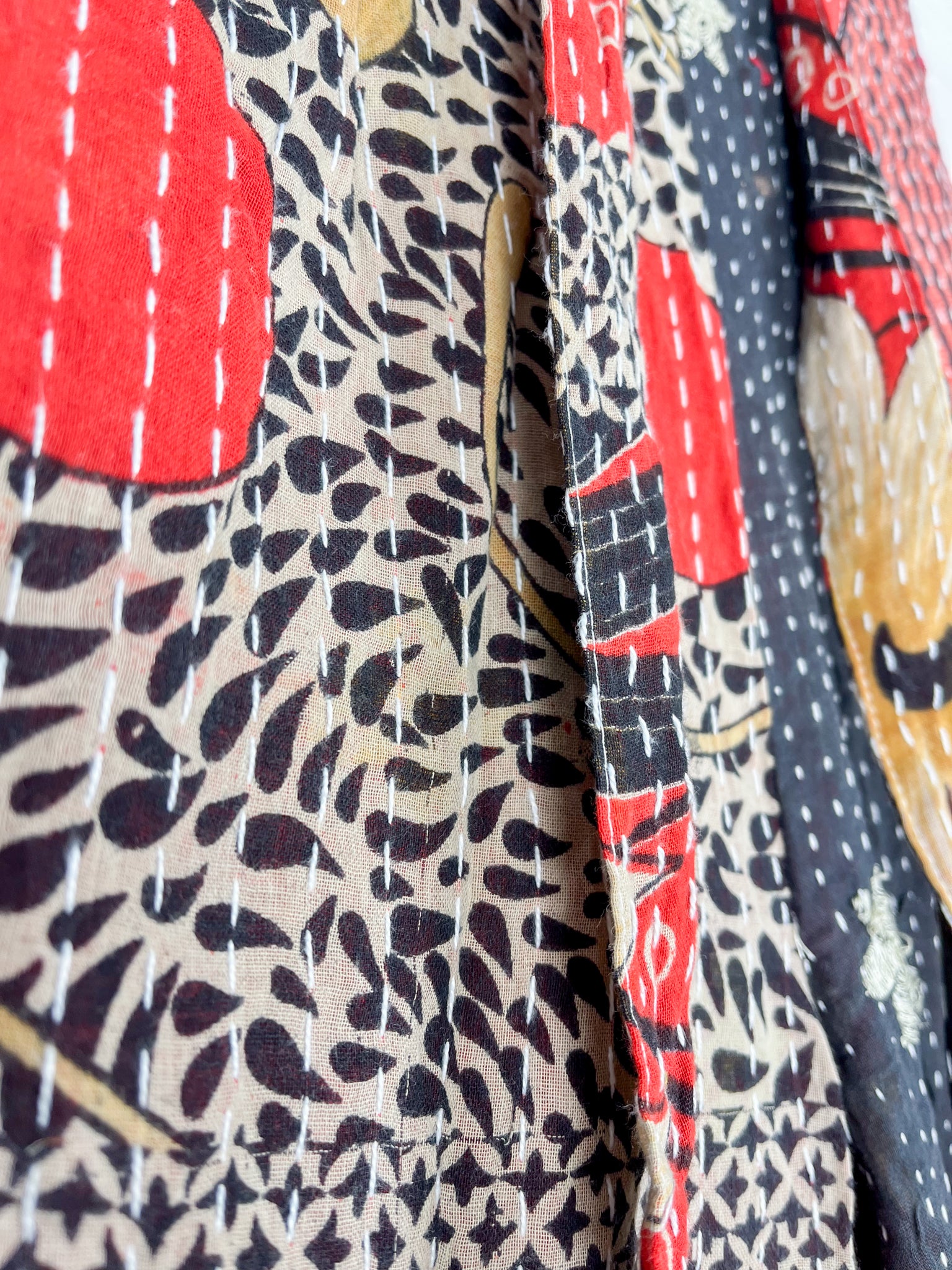 Kantha patchwork pants - Love Protect Sustain